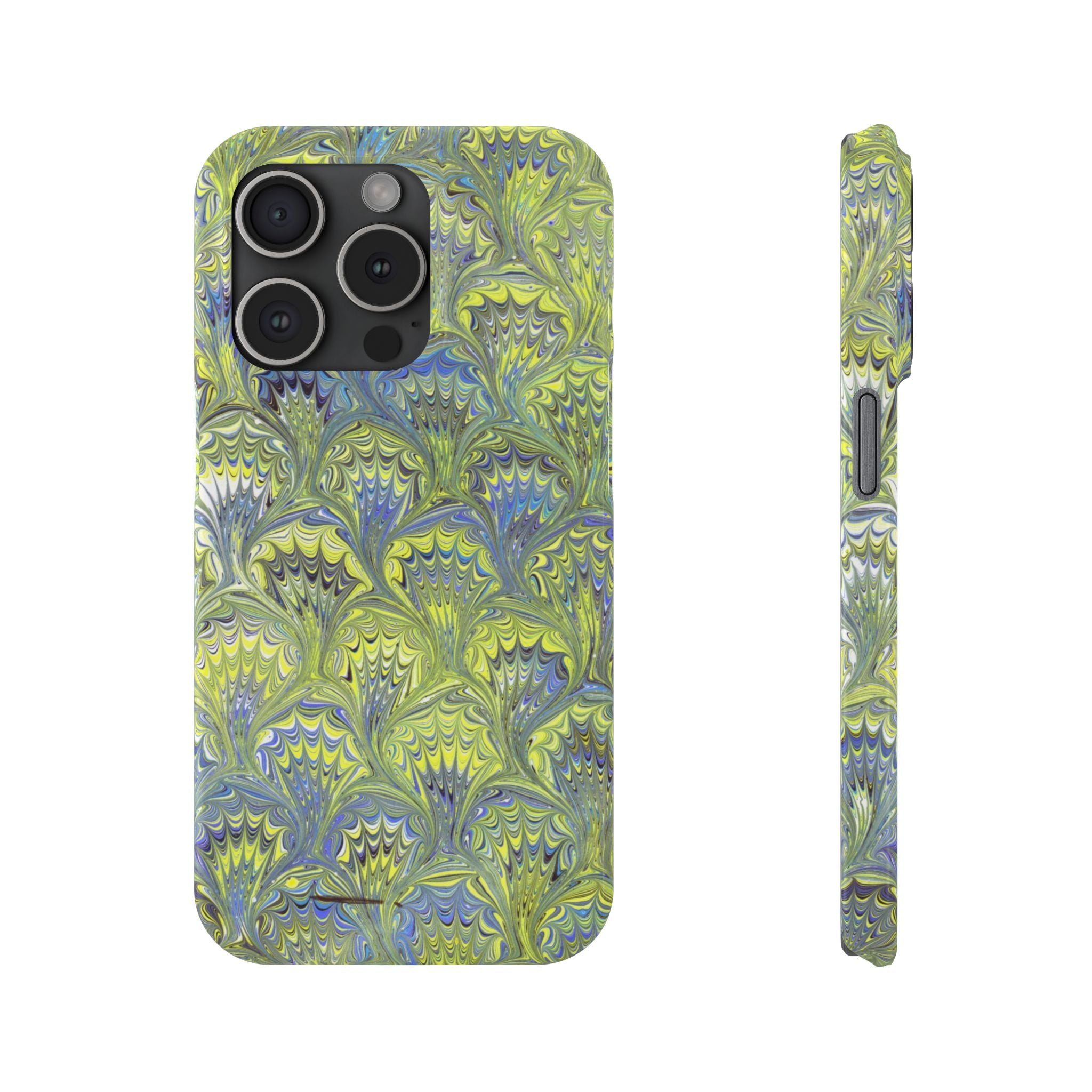 Bright Green and Blue