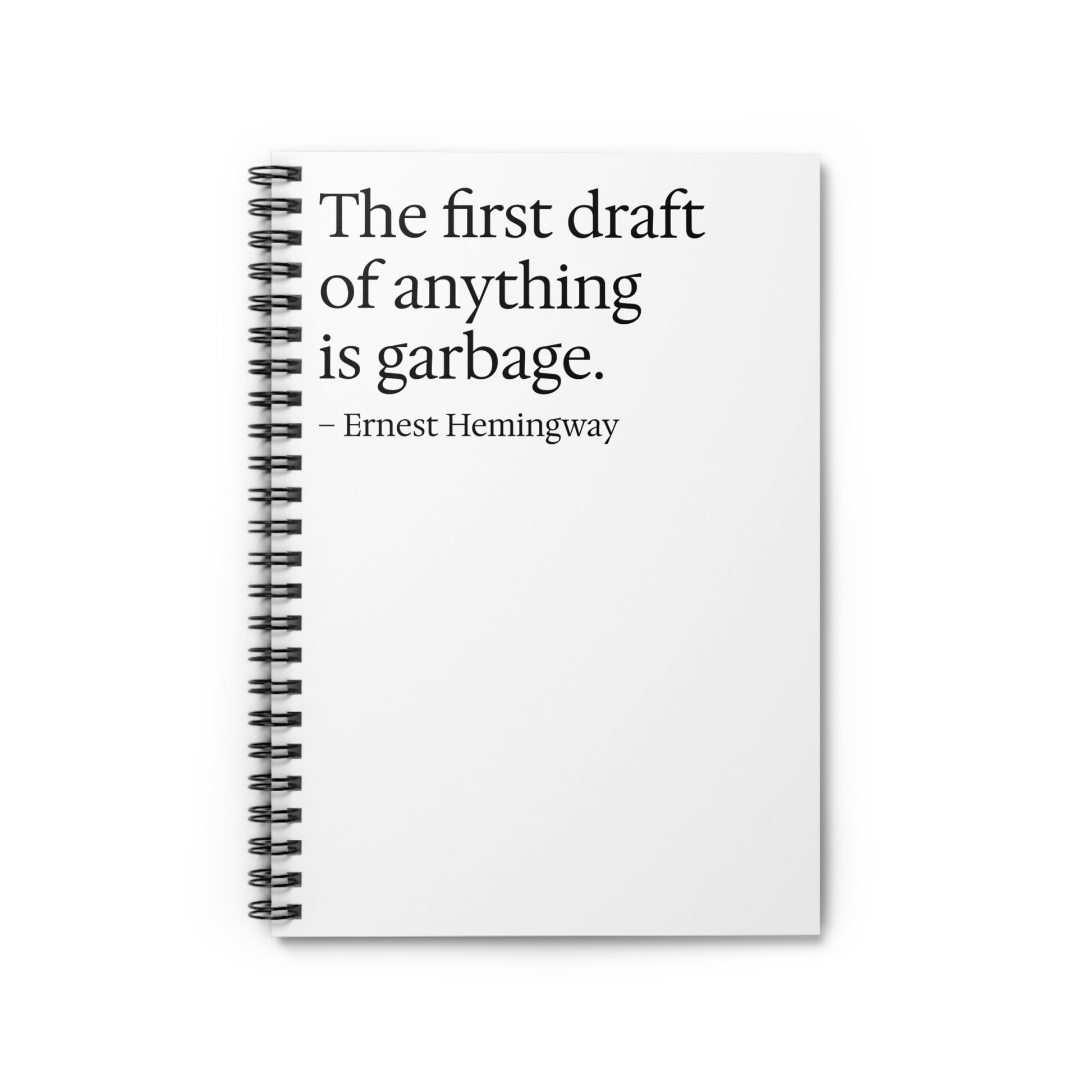 Funny Quote Spiral Notebook, Journal, Diary - Ruled Line