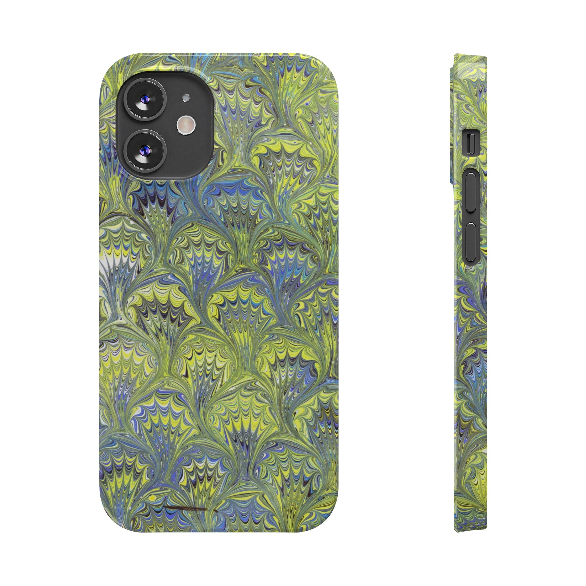 Bright Green and Blue