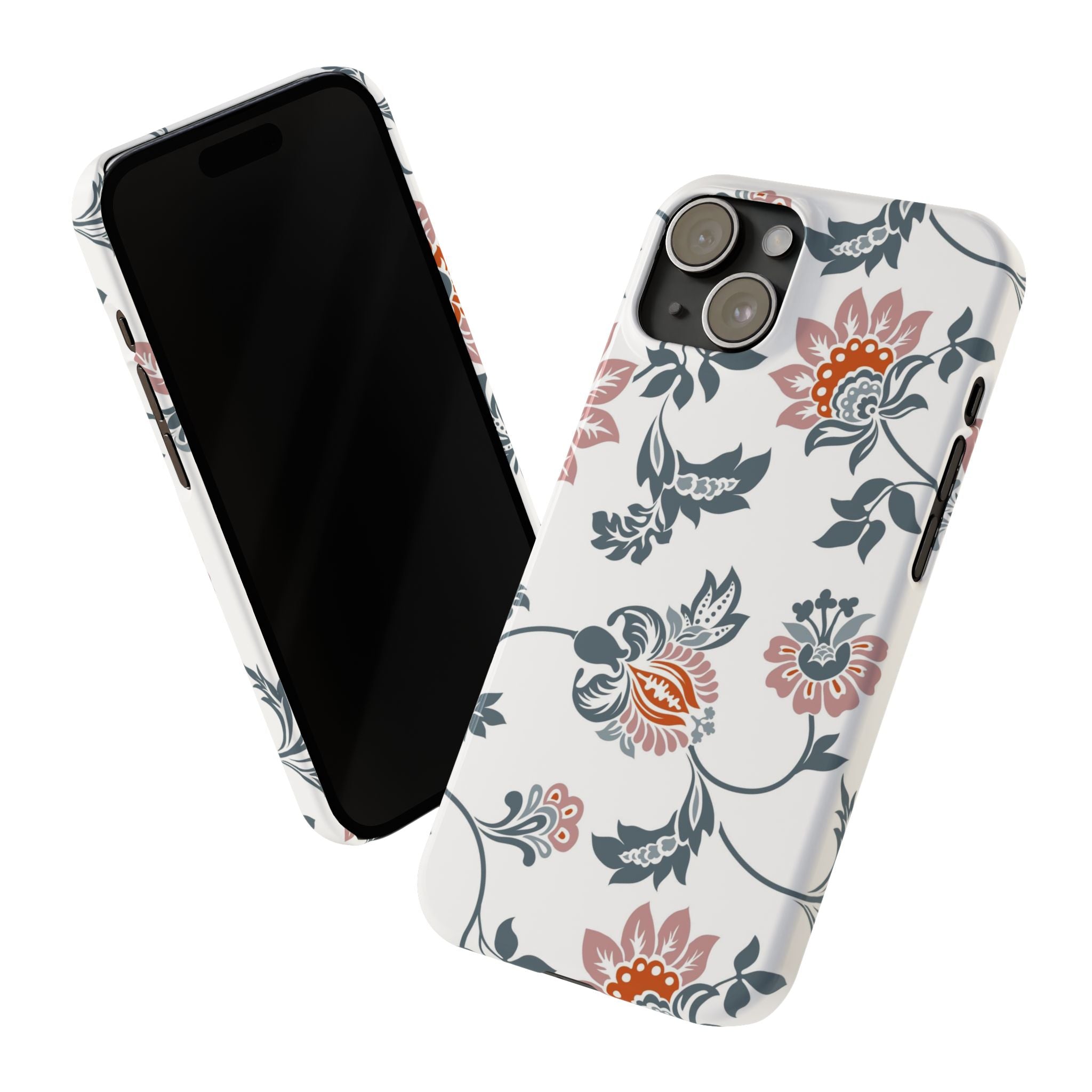 Pink and Green Floral
