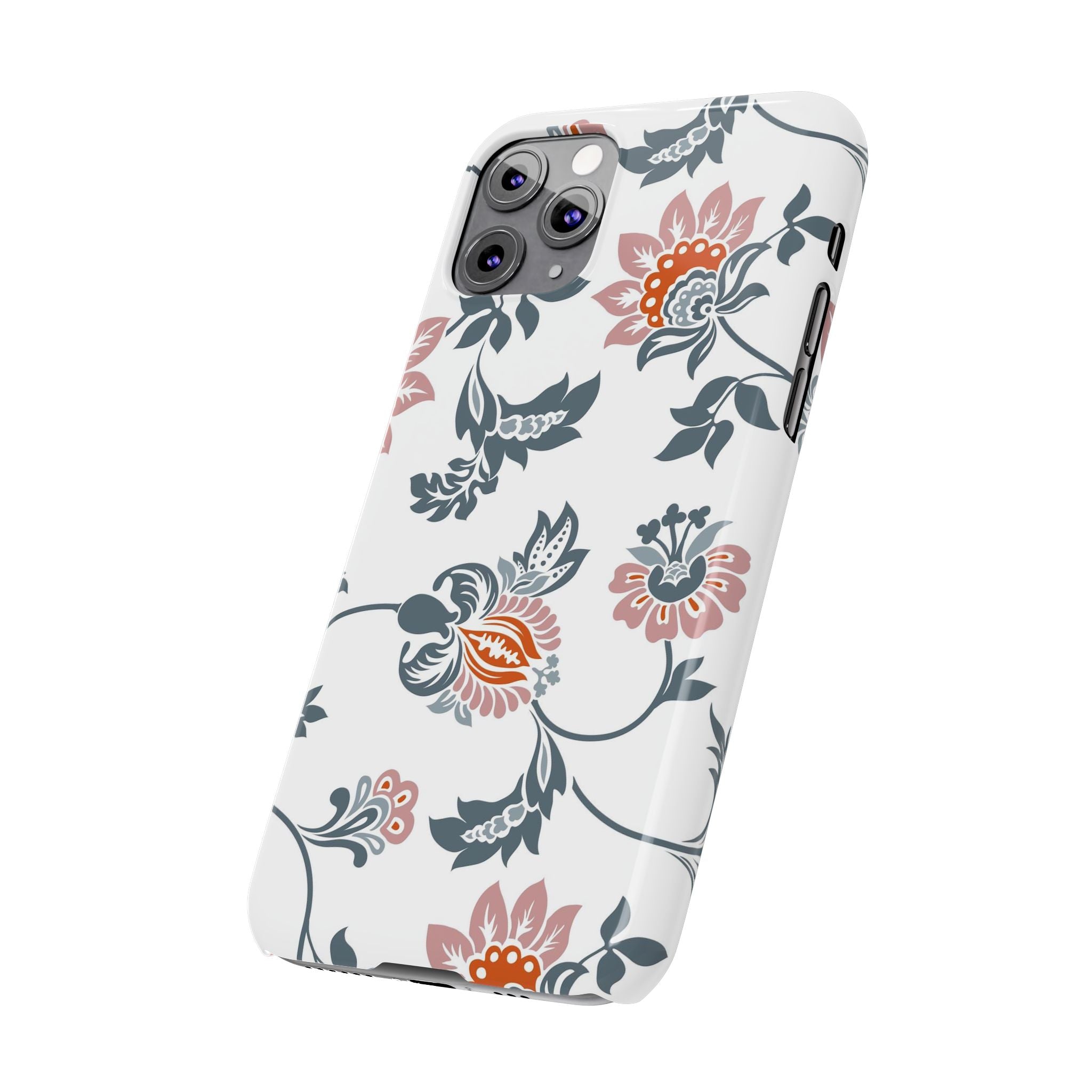 Pink and Green Floral