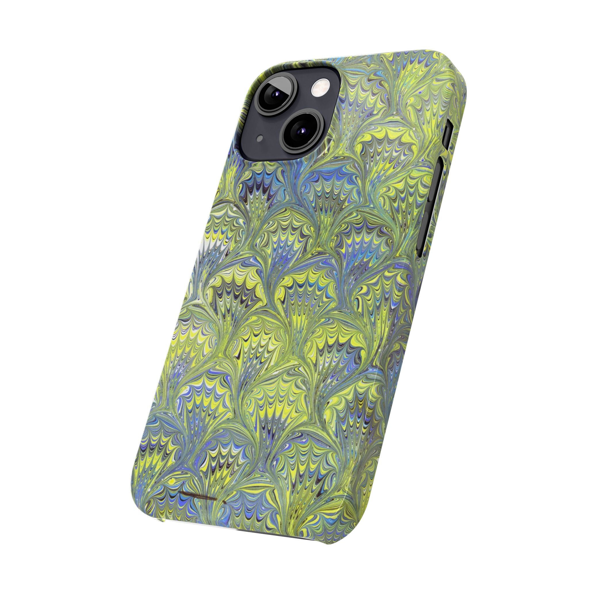 Bright Green and Blue