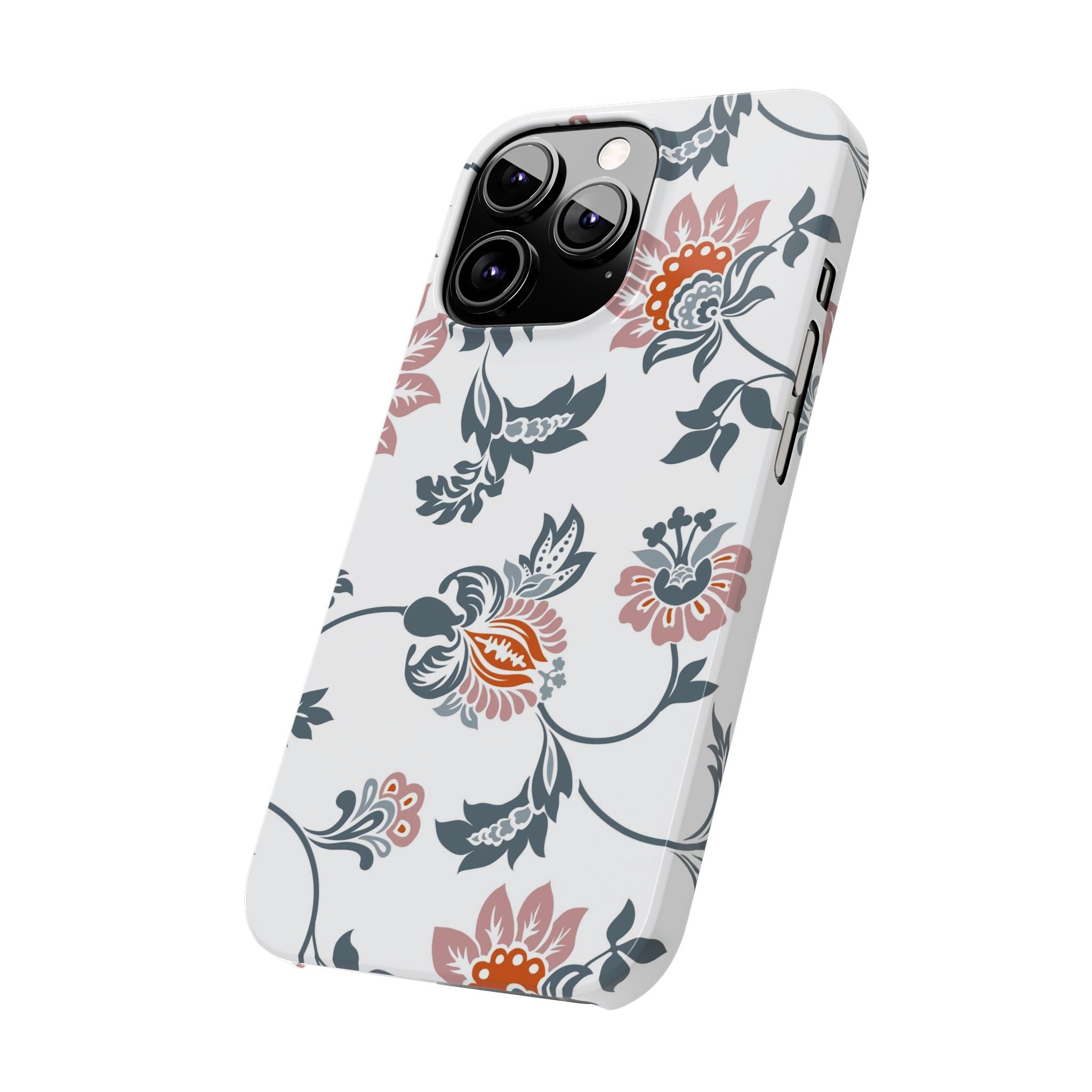 Pink and Green Floral