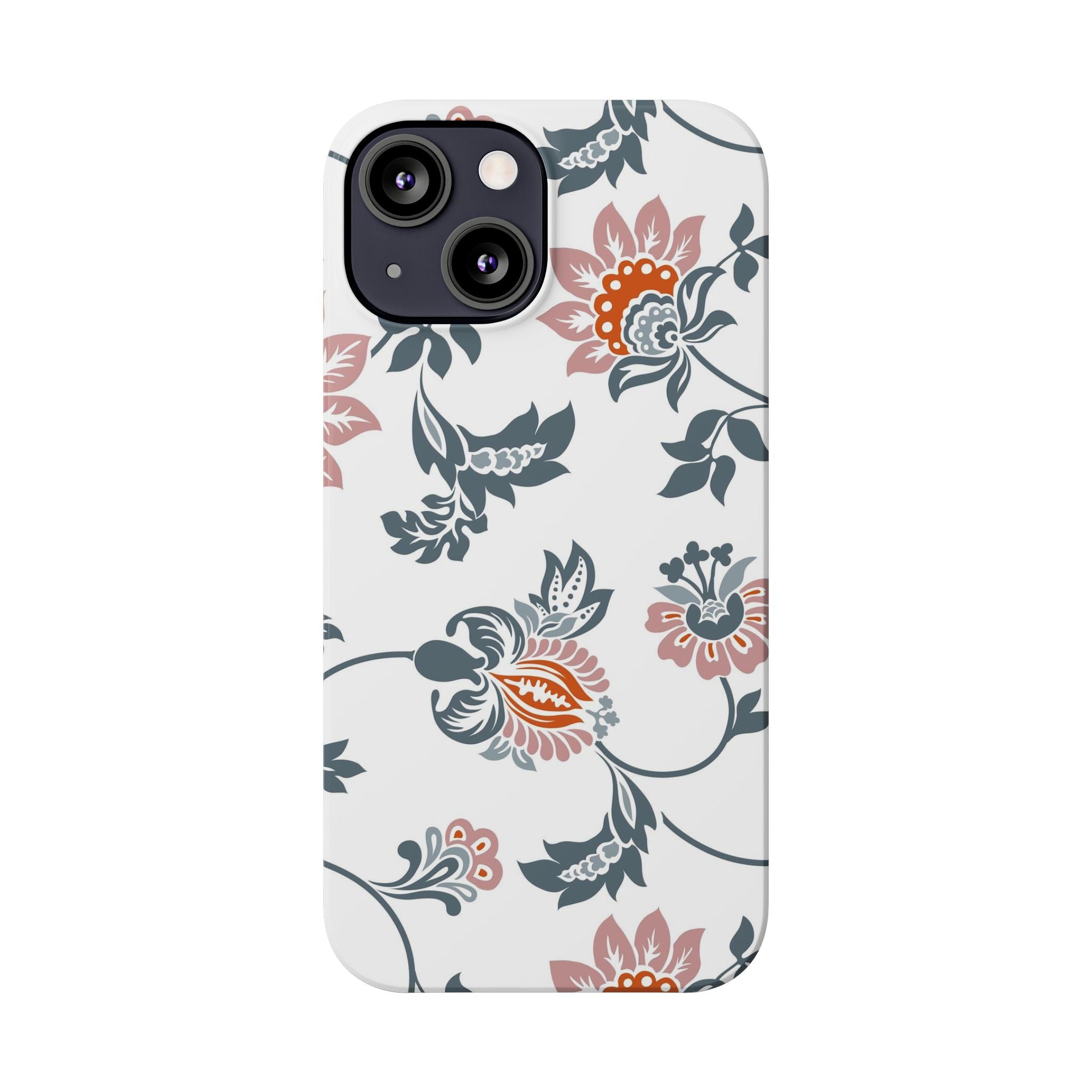 Pink and Green Floral