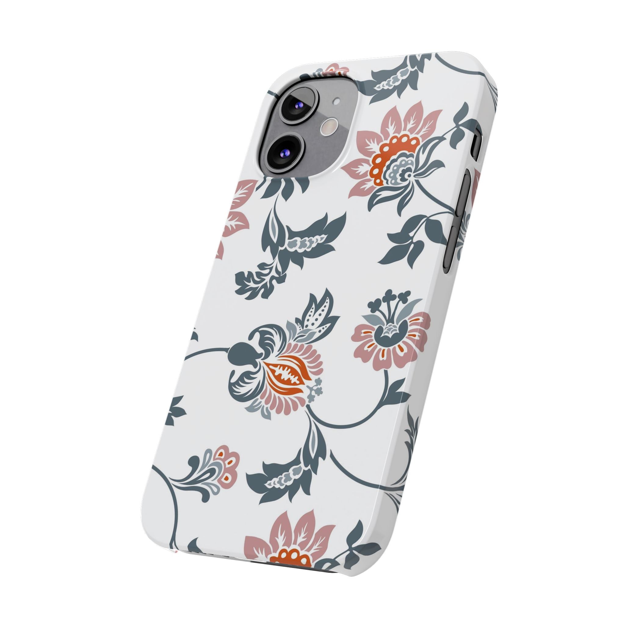 Pink and Green Floral