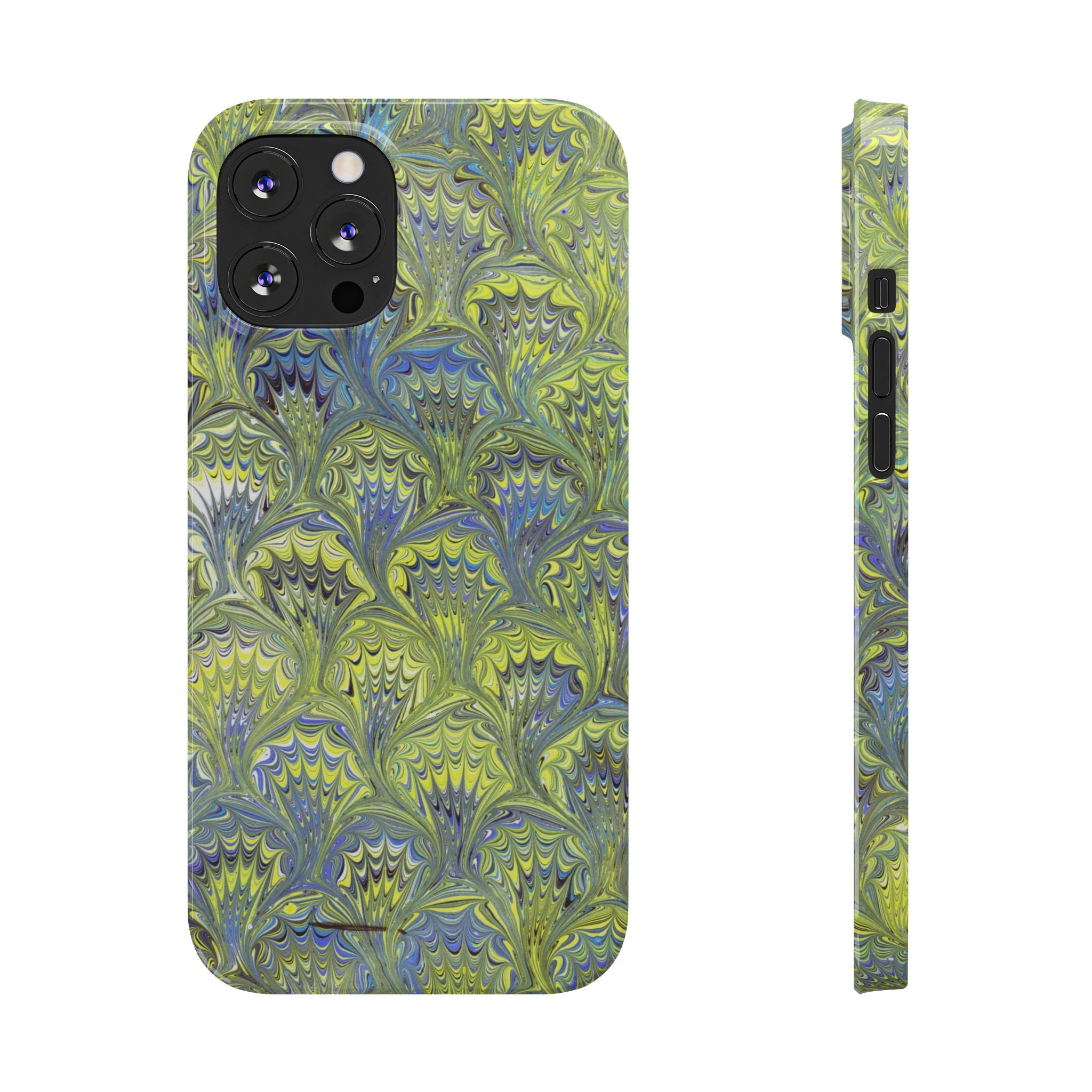 Bright Green and Blue