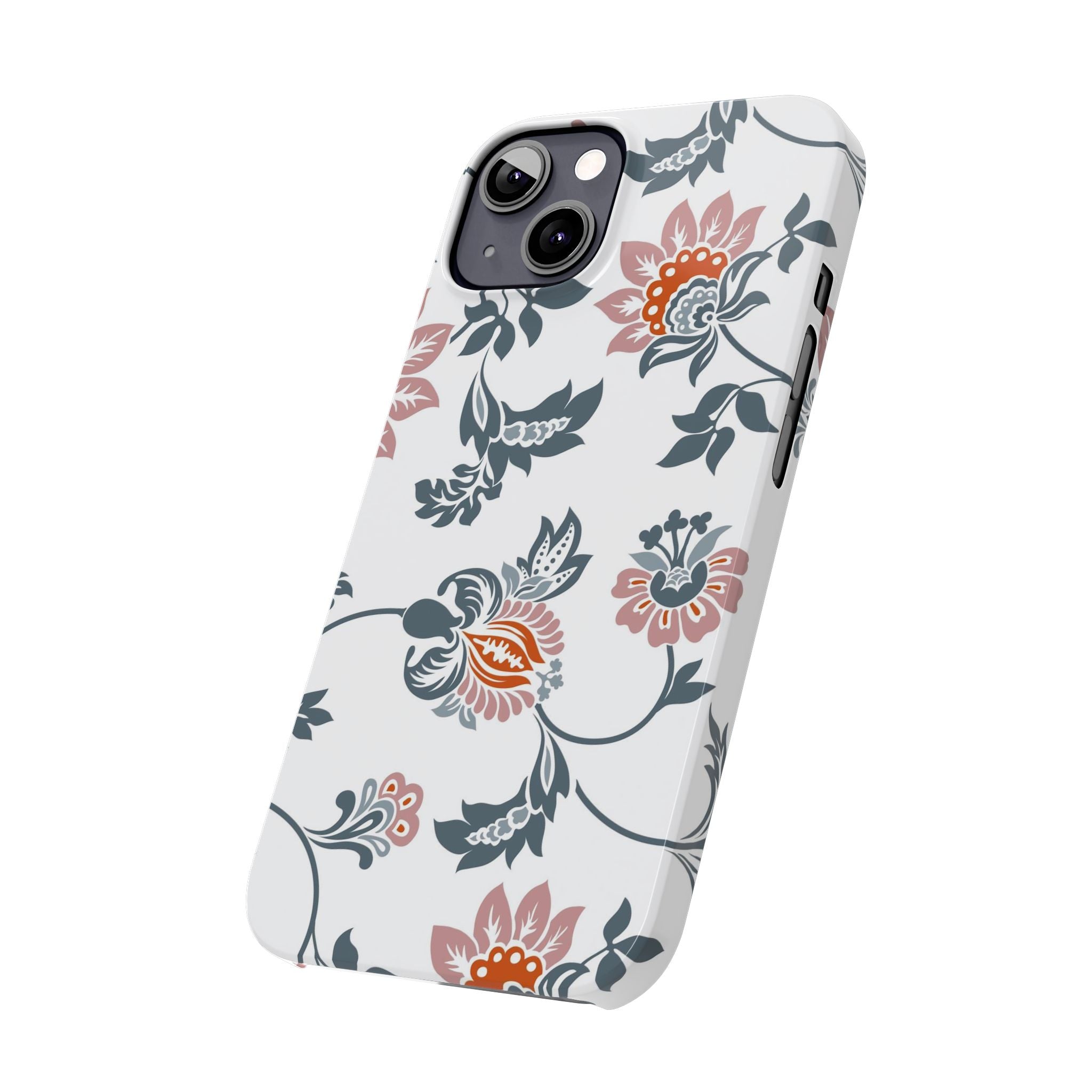 Pink and Green Floral