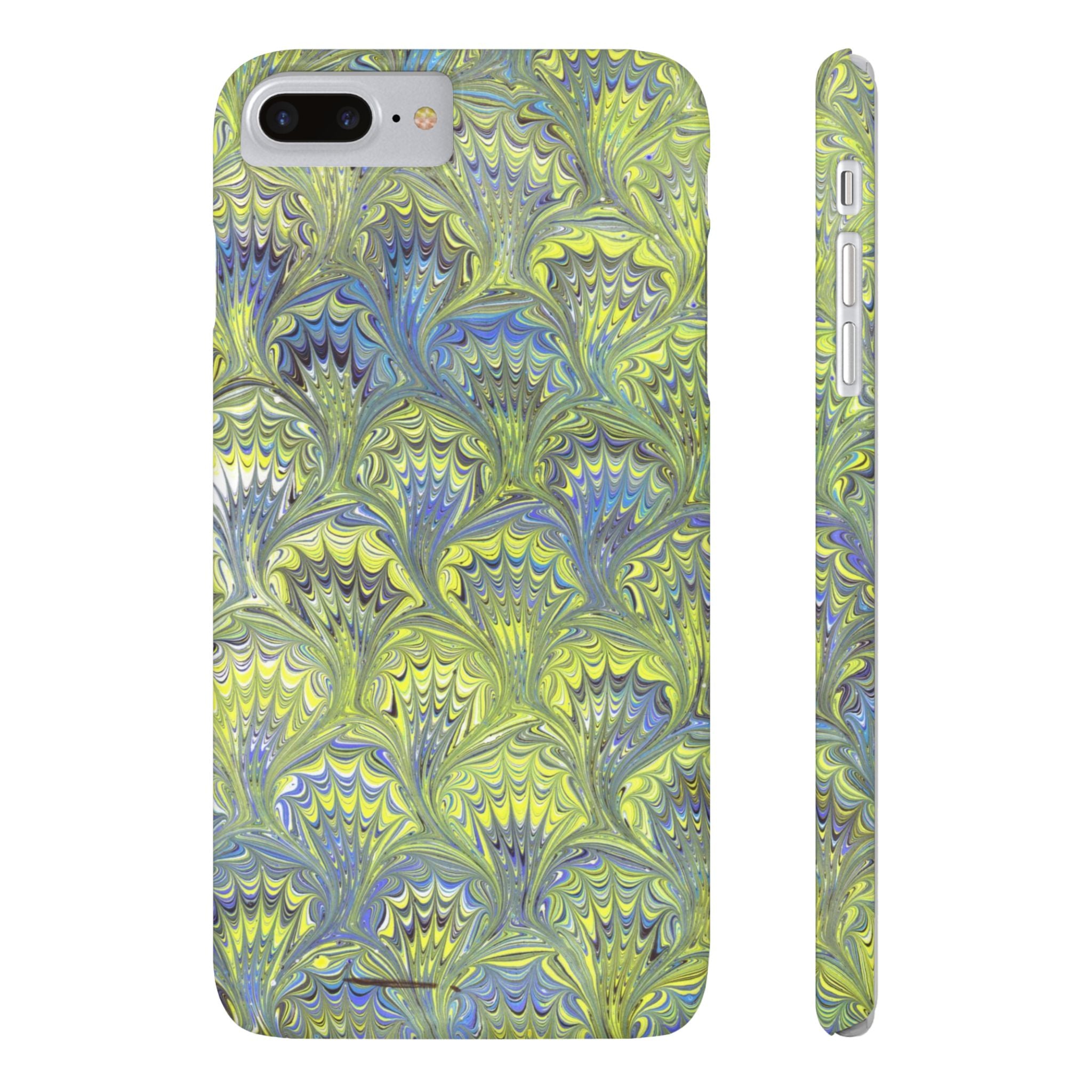 Bright Green and Blue