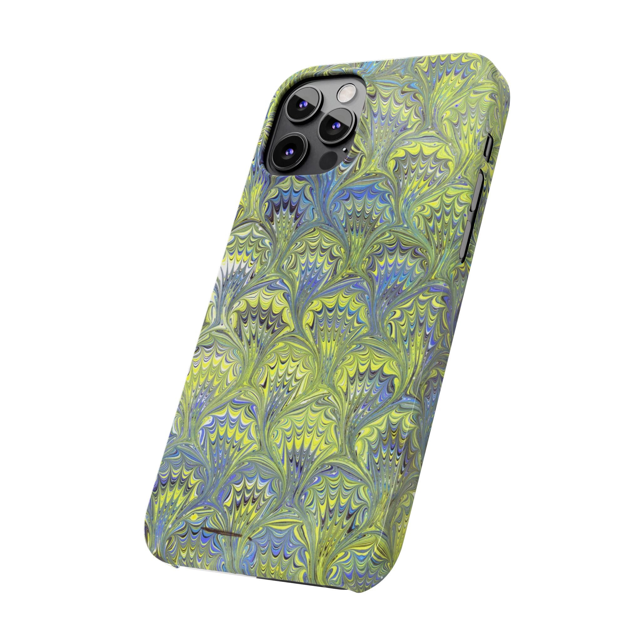 Bright Green and Blue