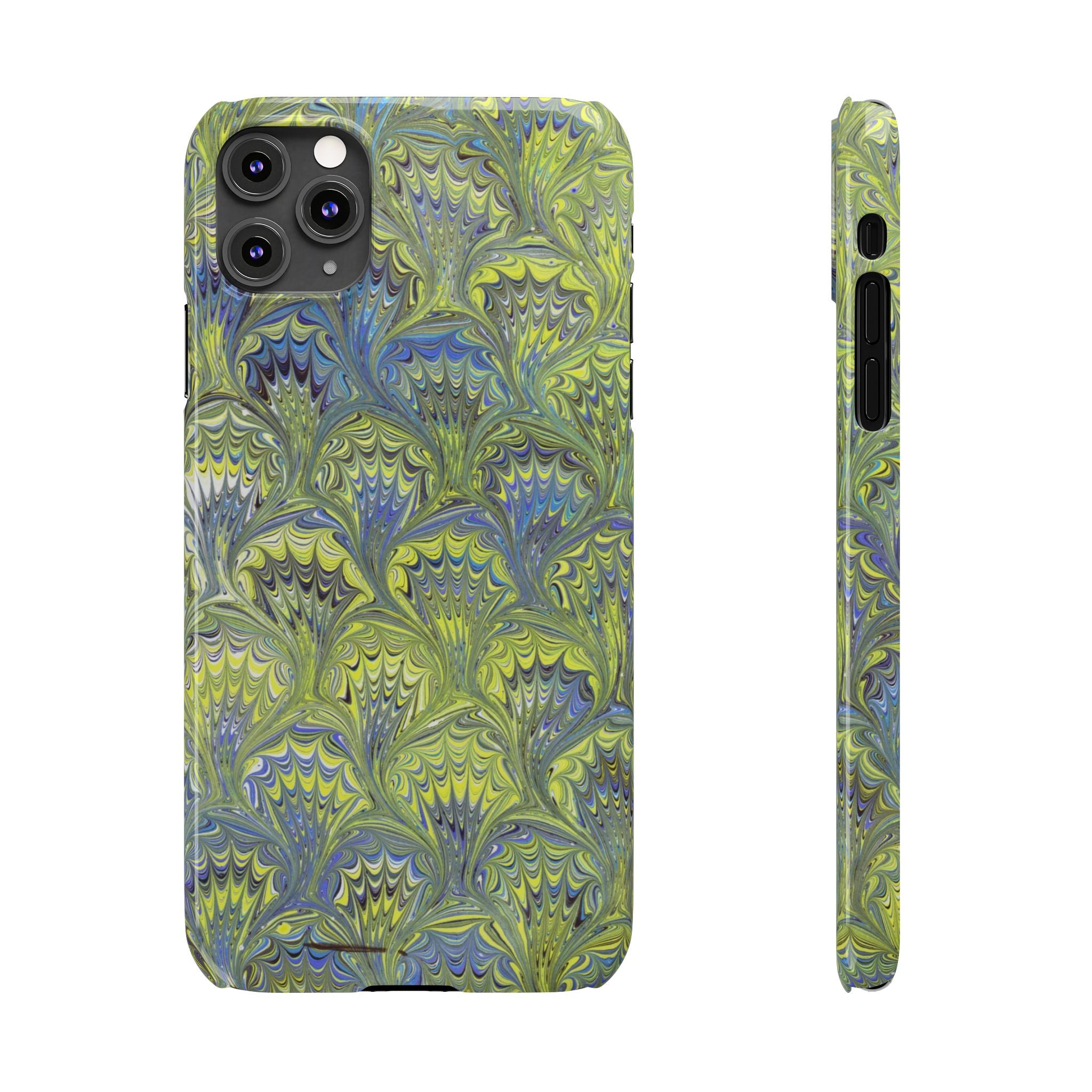 Bright Green and Blue