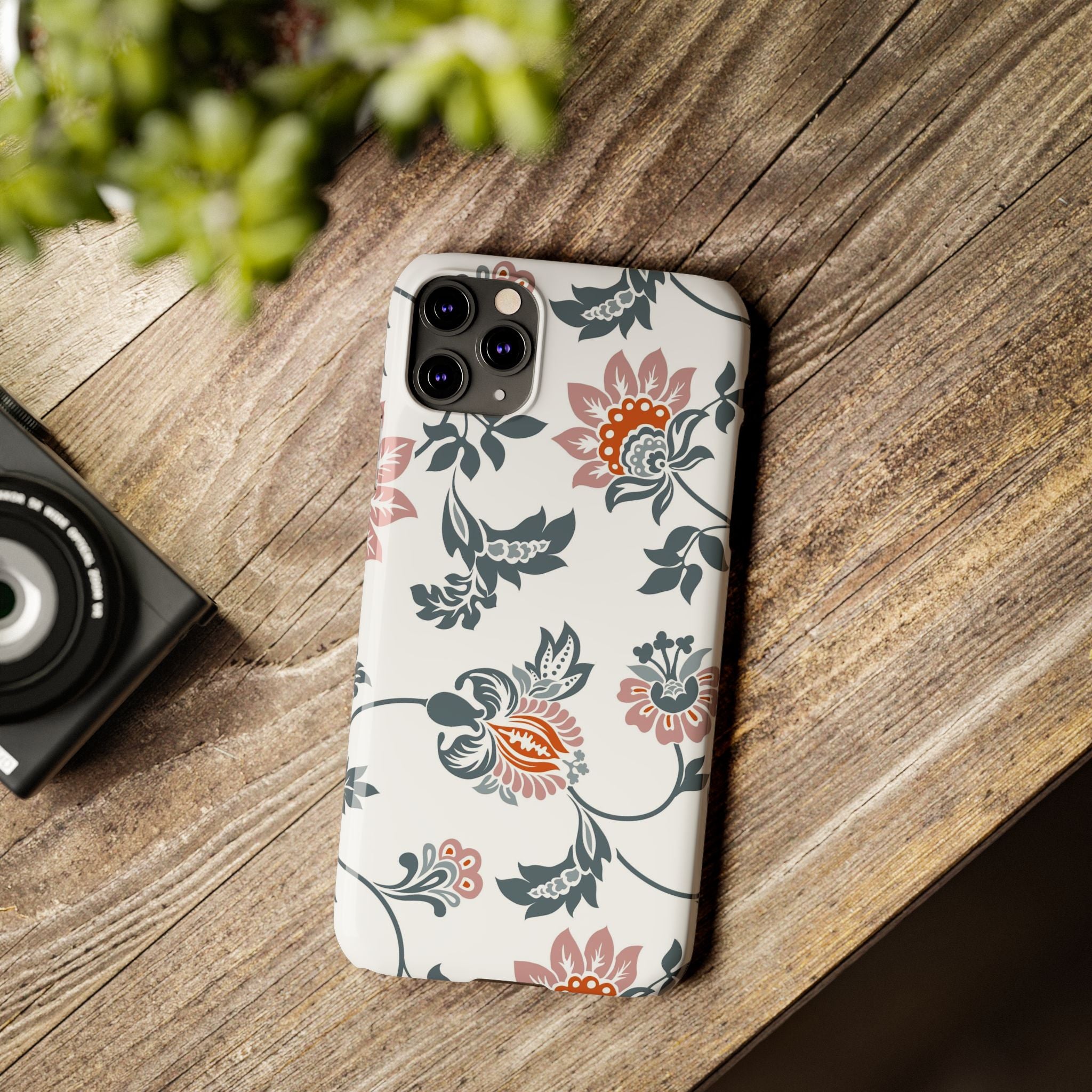 Pink and Green Floral
