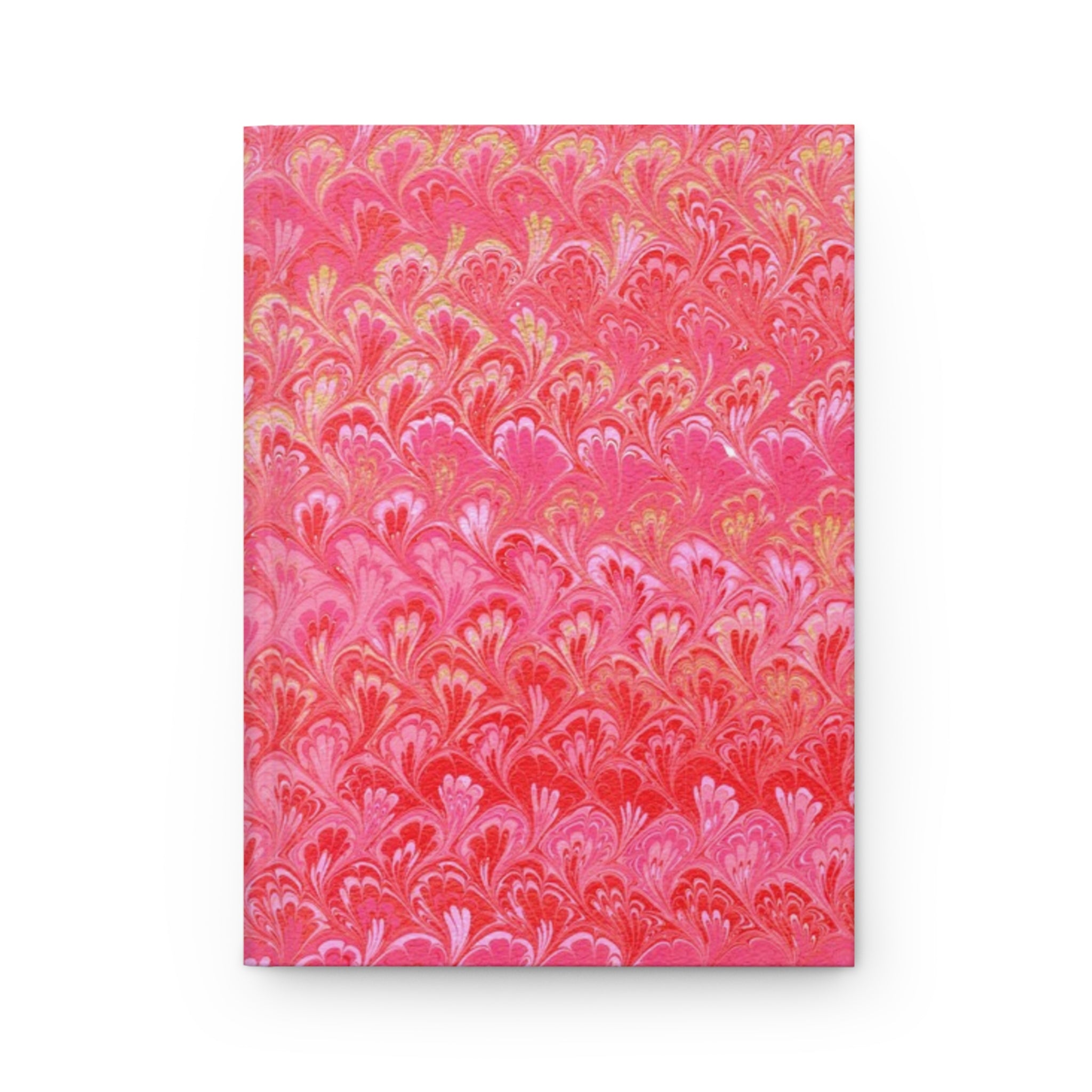 Vintage Italian Marbled Hardcover Journal - Pink