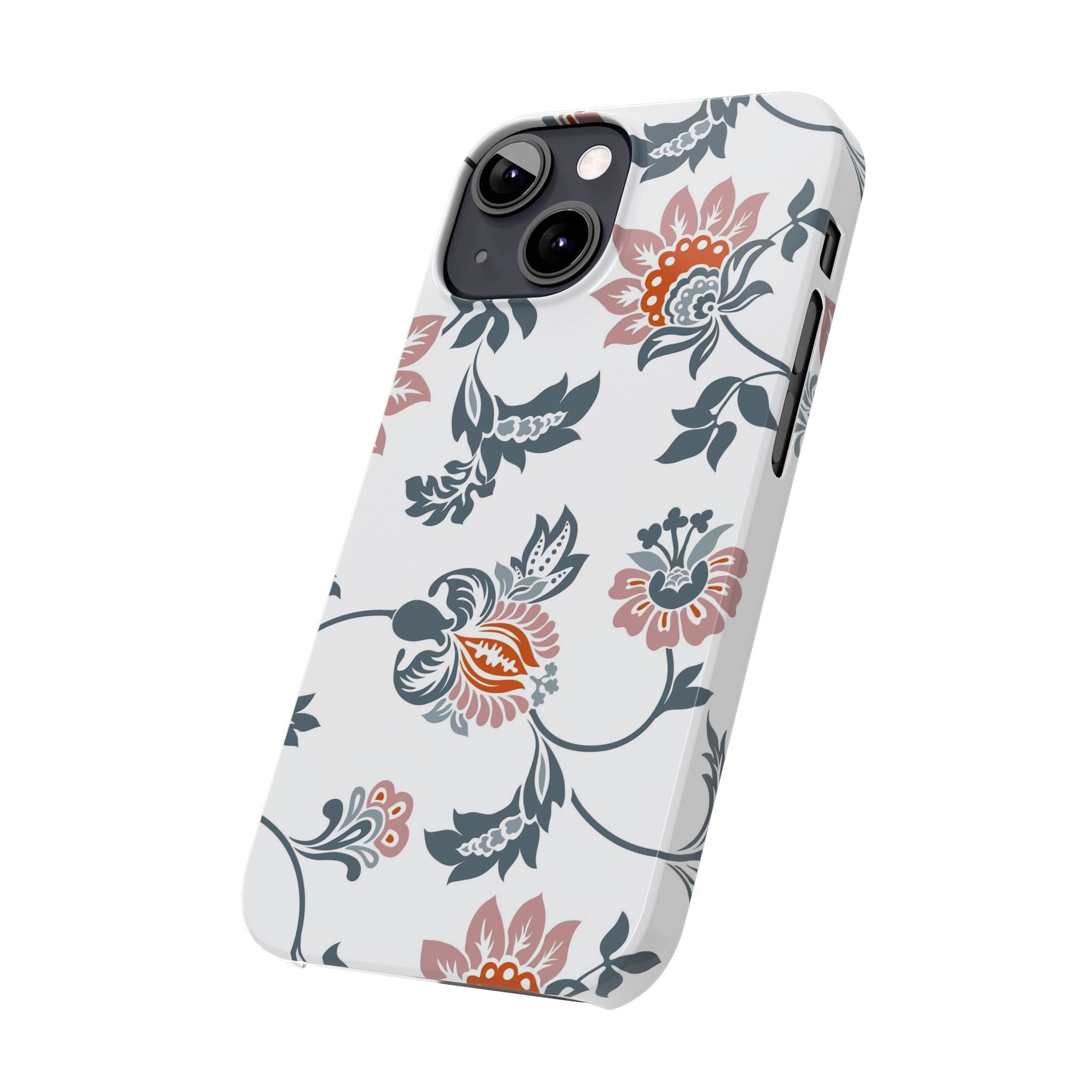 Pink and Green Floral