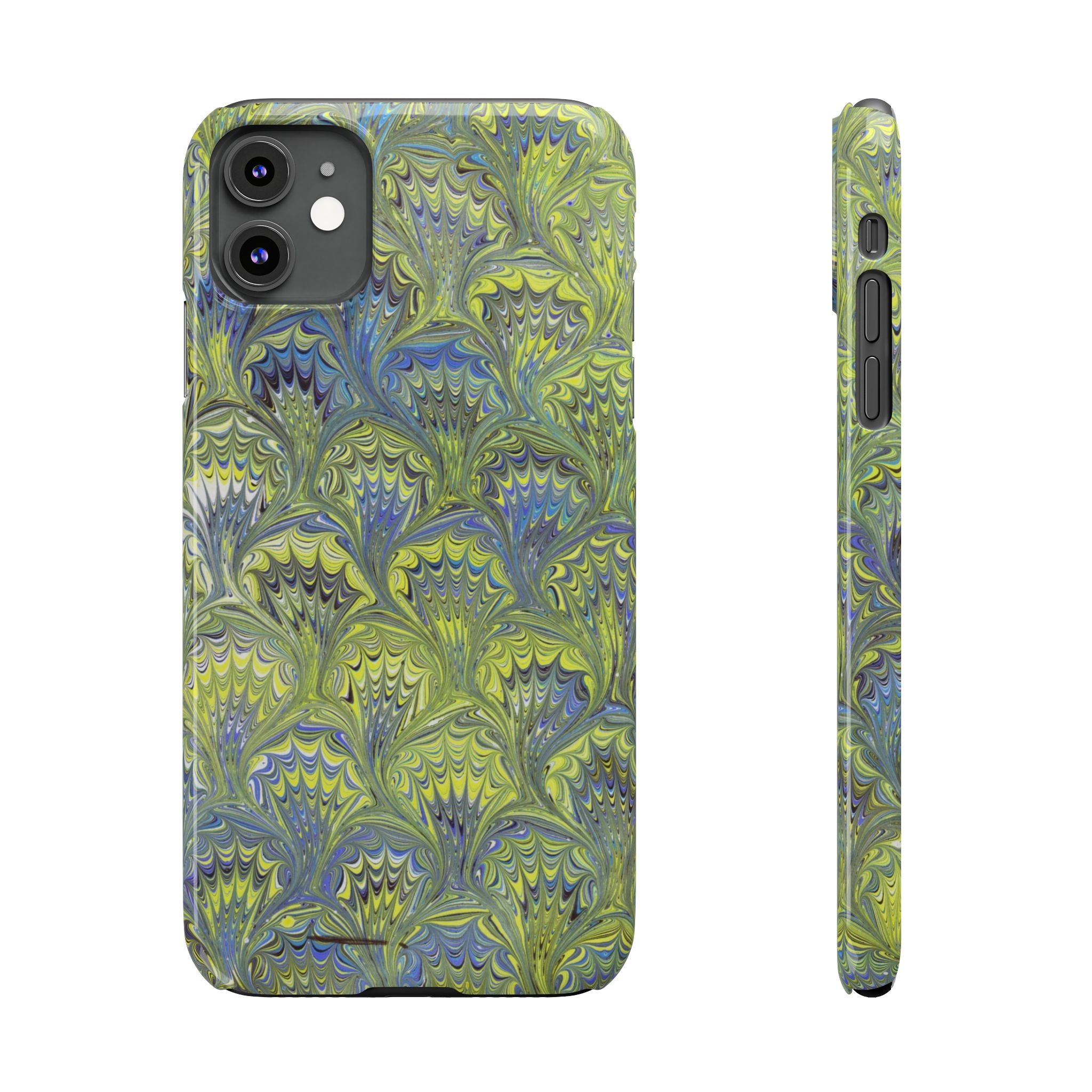 Bright Green and Blue