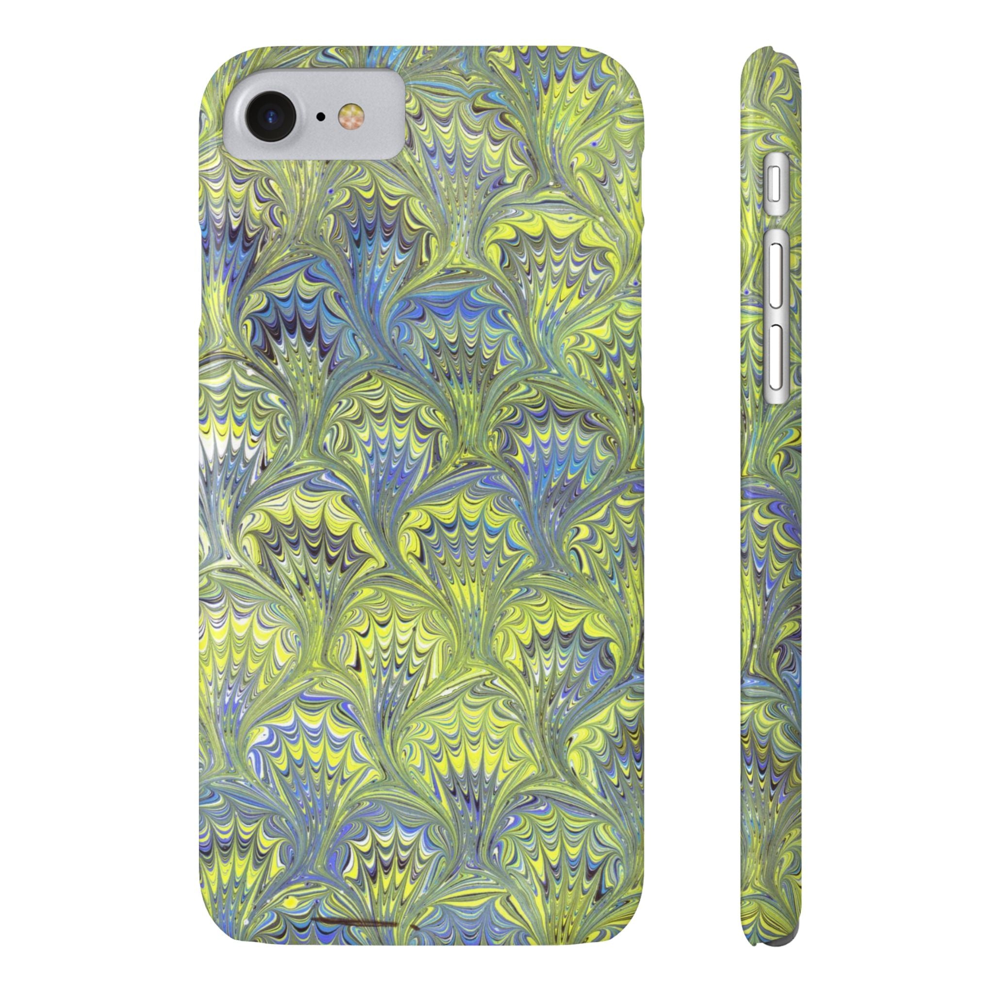 Bright Green and Blue