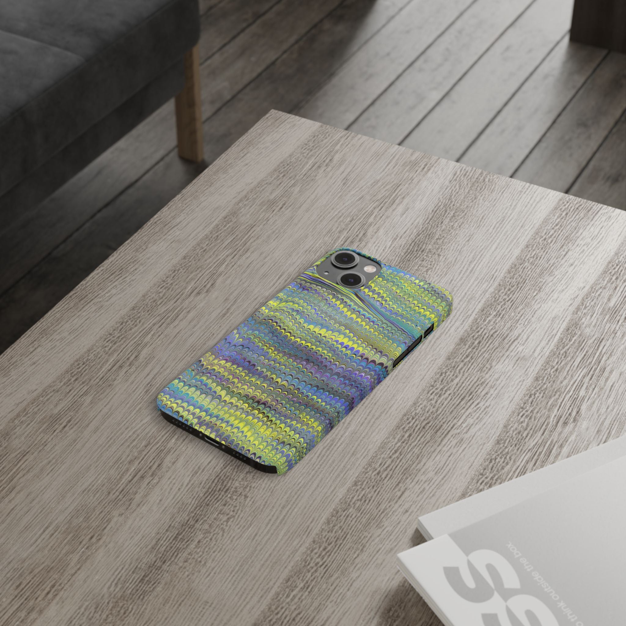 Lime Green and Blue Pallet
