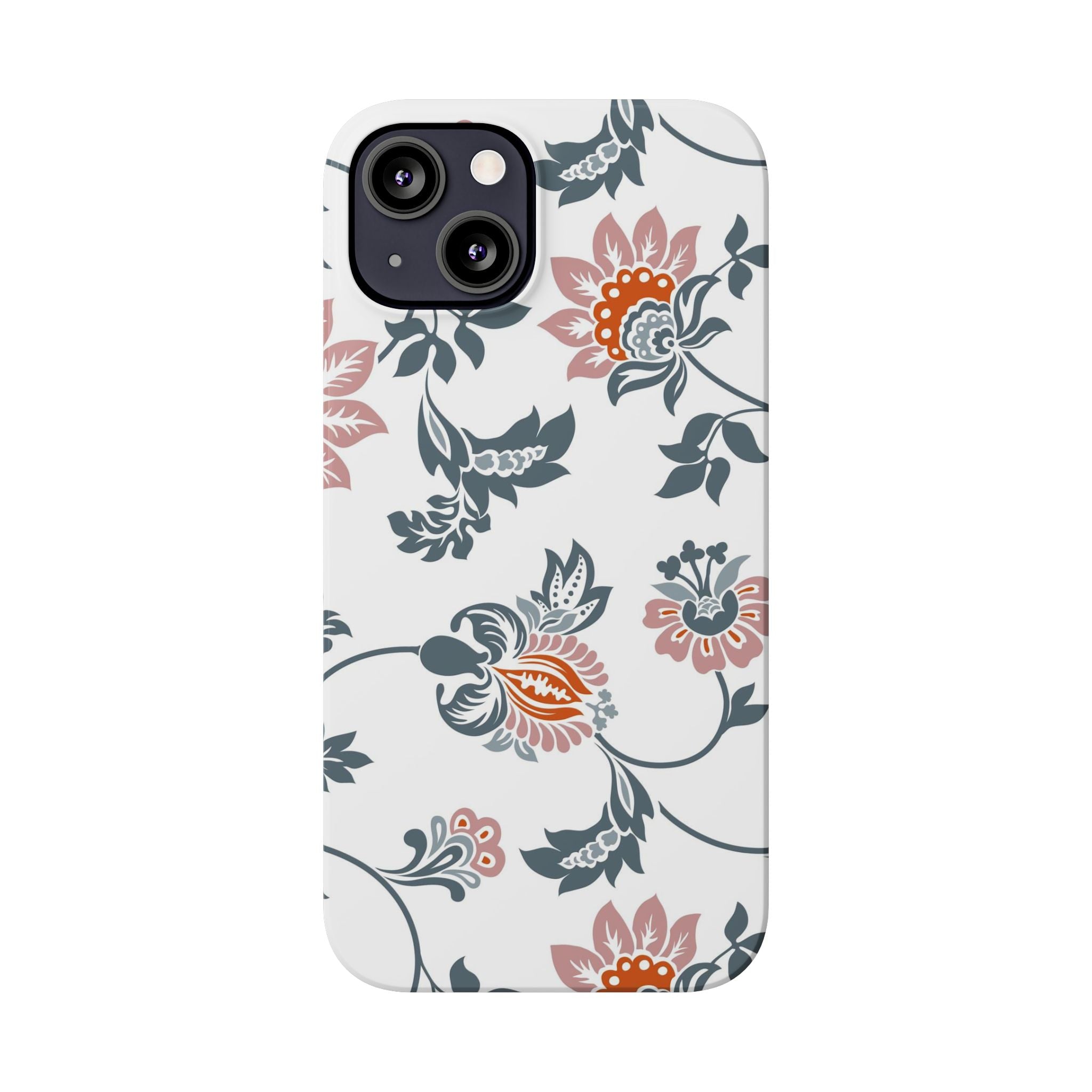 Pink and Green Floral