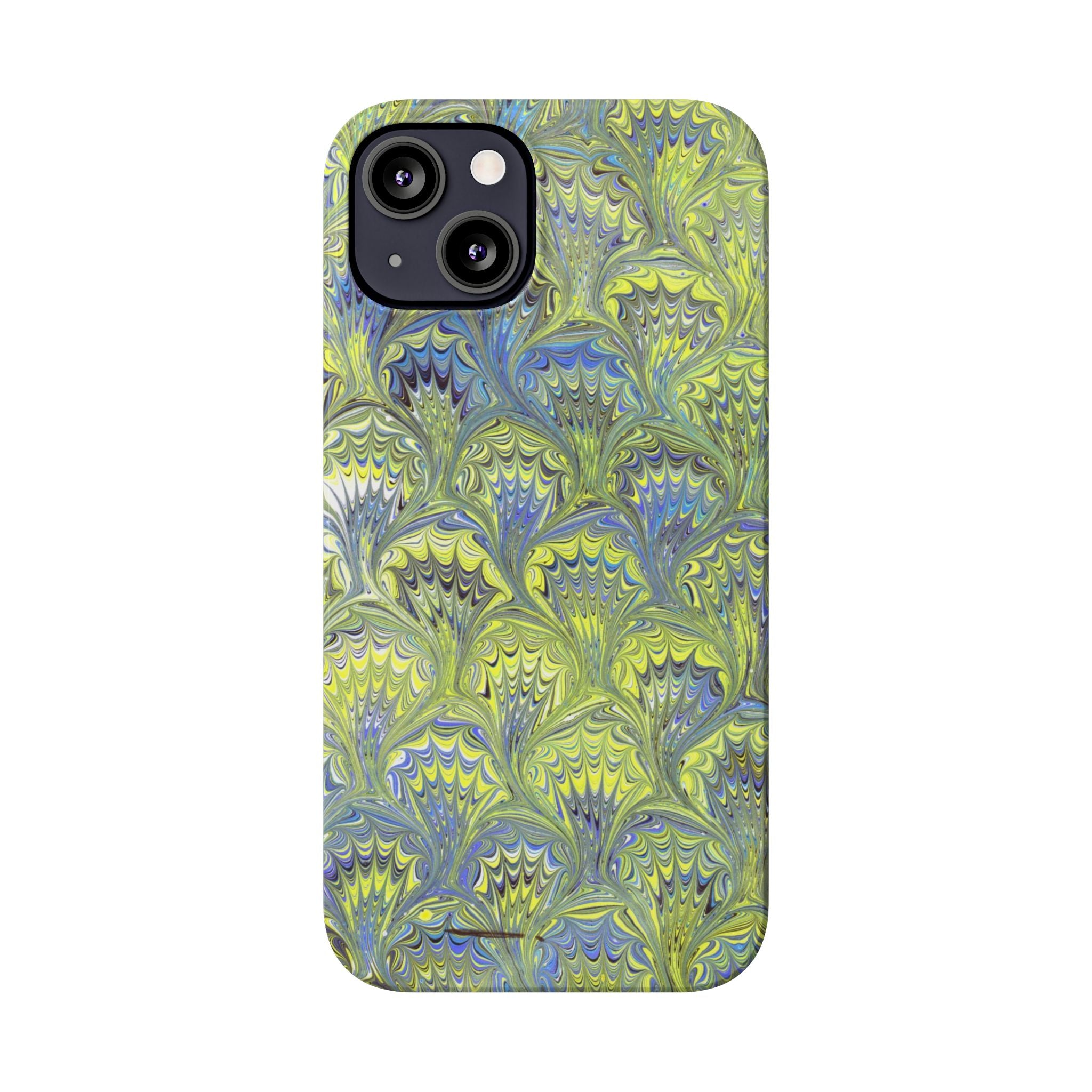 Bright Green and Blue