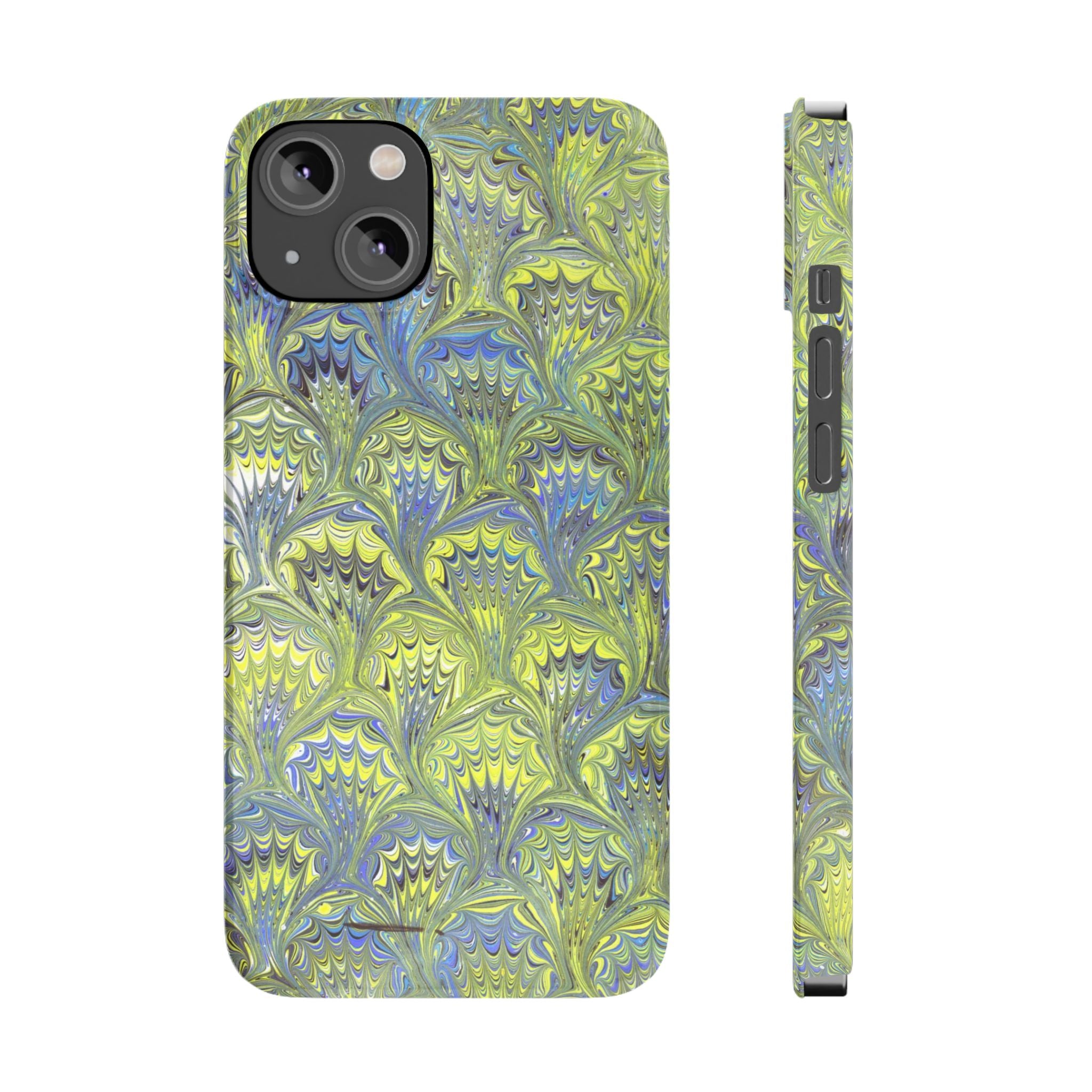 Bright Green and Blue