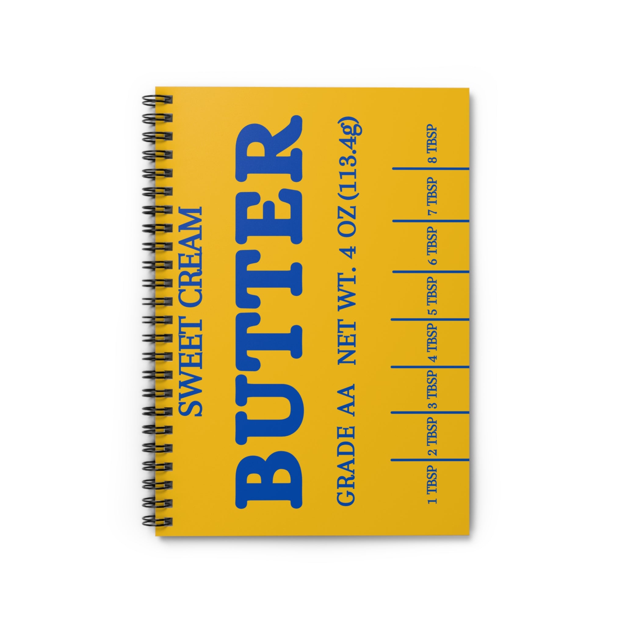 Retro Yellow Notebook - Ruled Line Journal