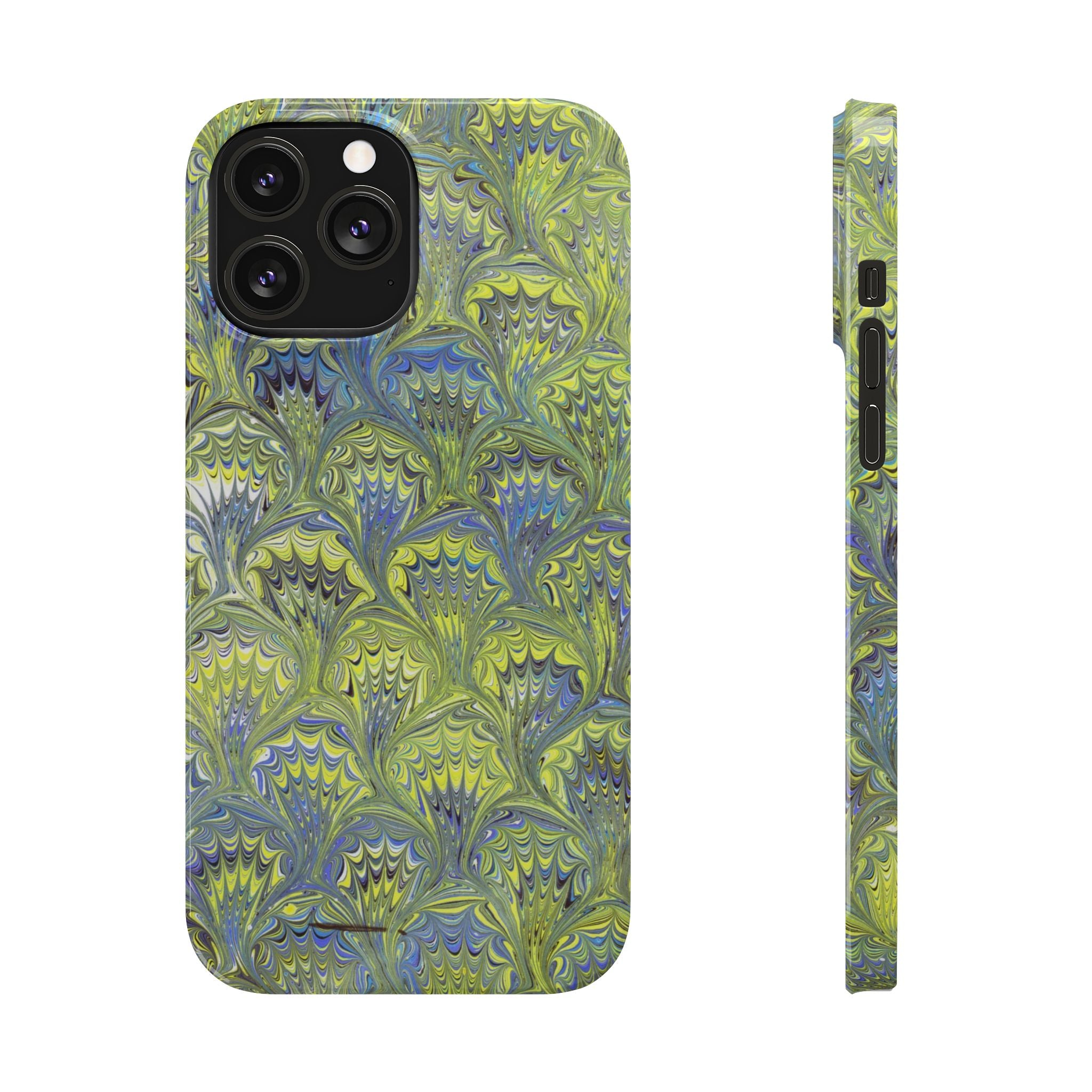 Bright Green and Blue