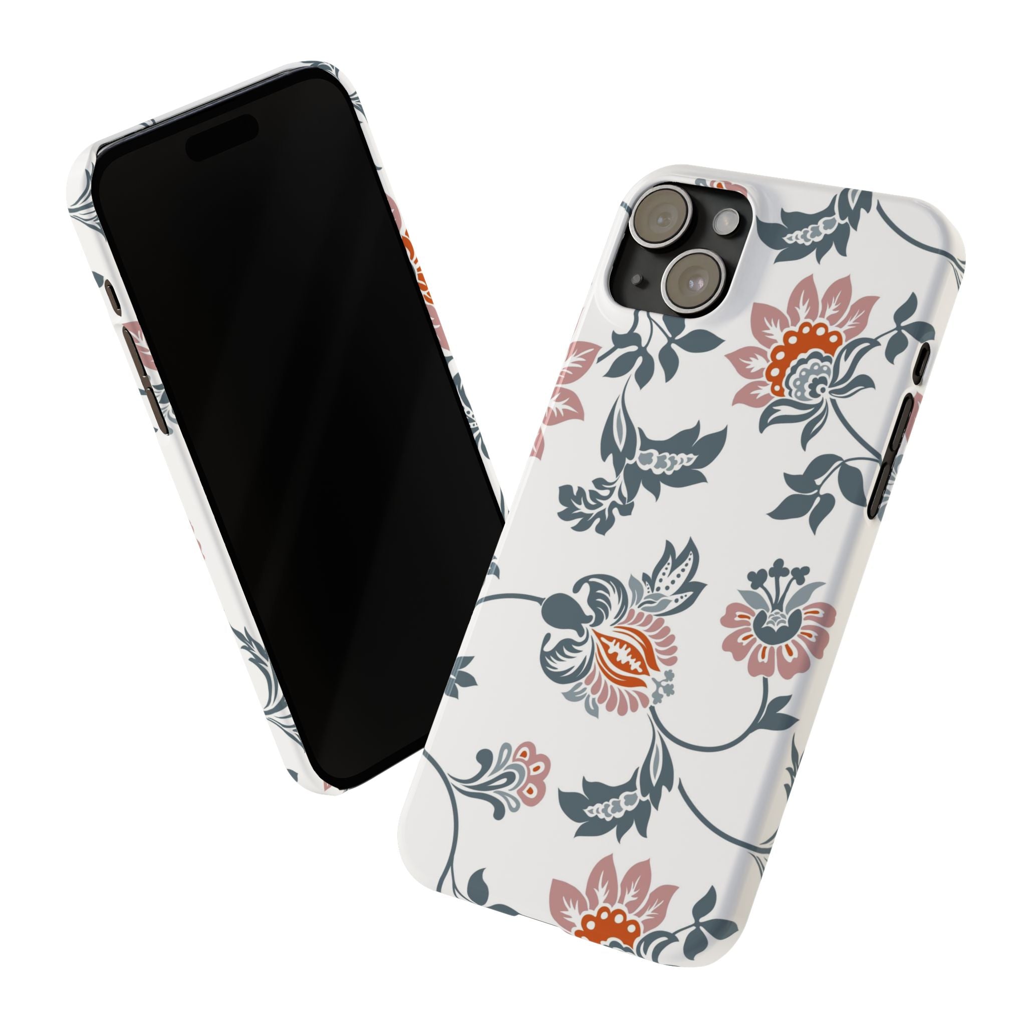 Pink and Green Floral