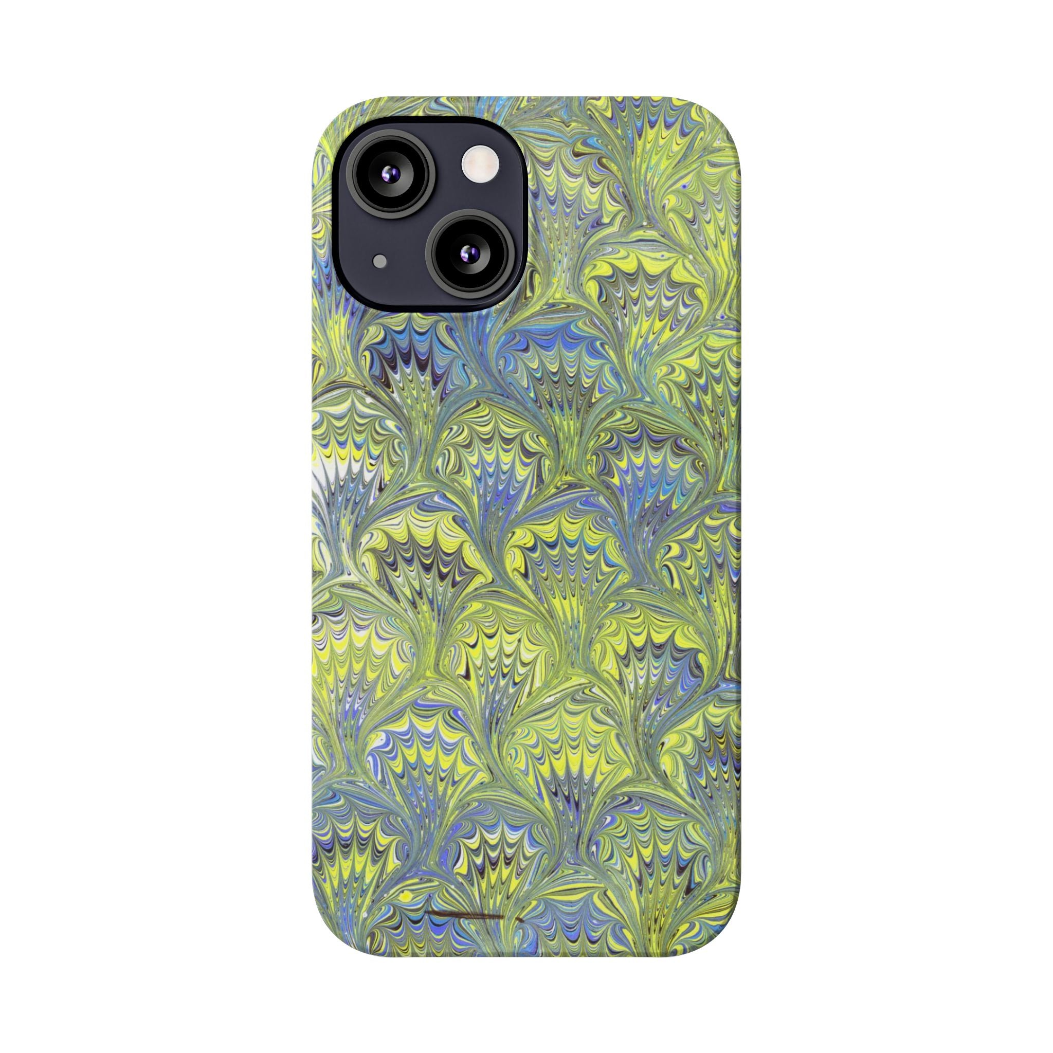 Bright Green and Blue