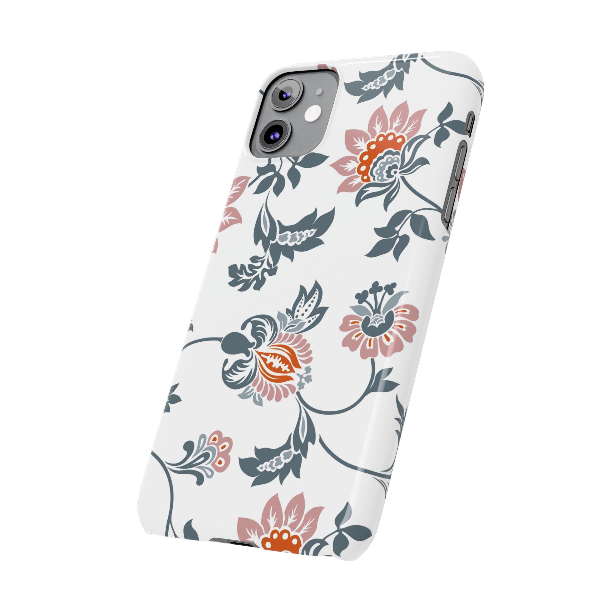 Pink and Green Floral