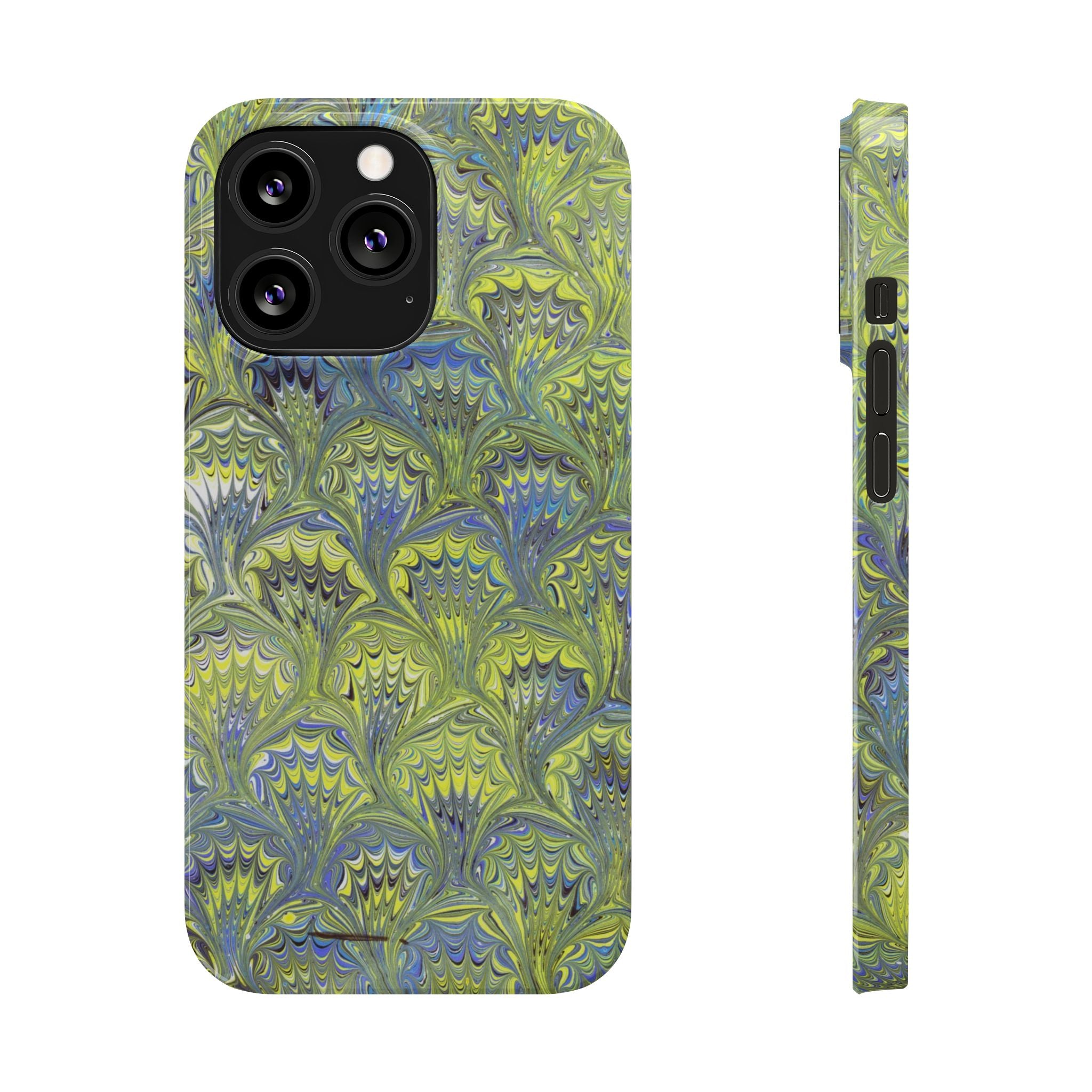 Bright Green and Blue