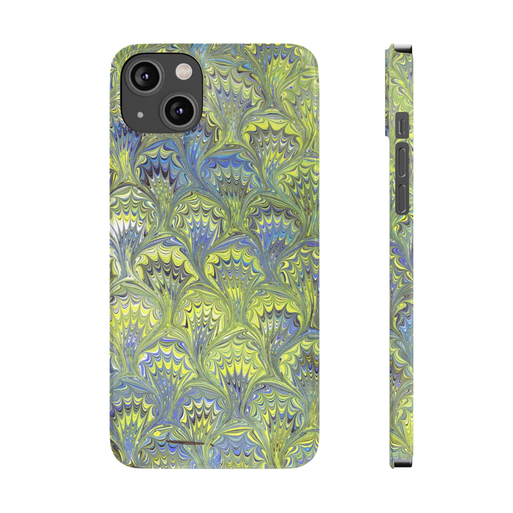 Bright Green and Blue