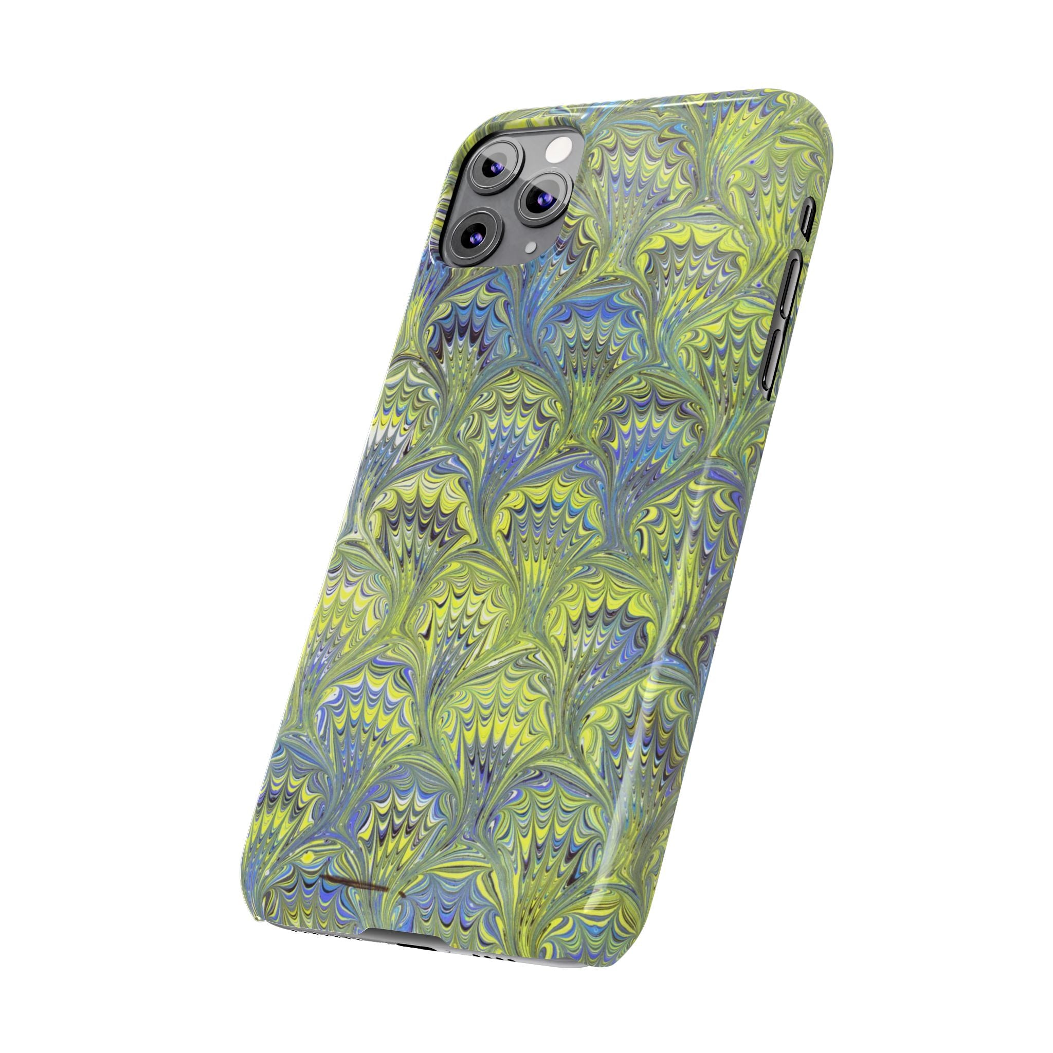 Bright Green and Blue