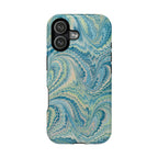Aqua and Green Marble Phone Case - Impact-Resistant Durable Case for Apple & Samsung - Dual Cover Design