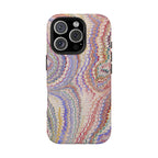 Marbled Pastel Pink Italian Vintage Design - iPhone & Samsung