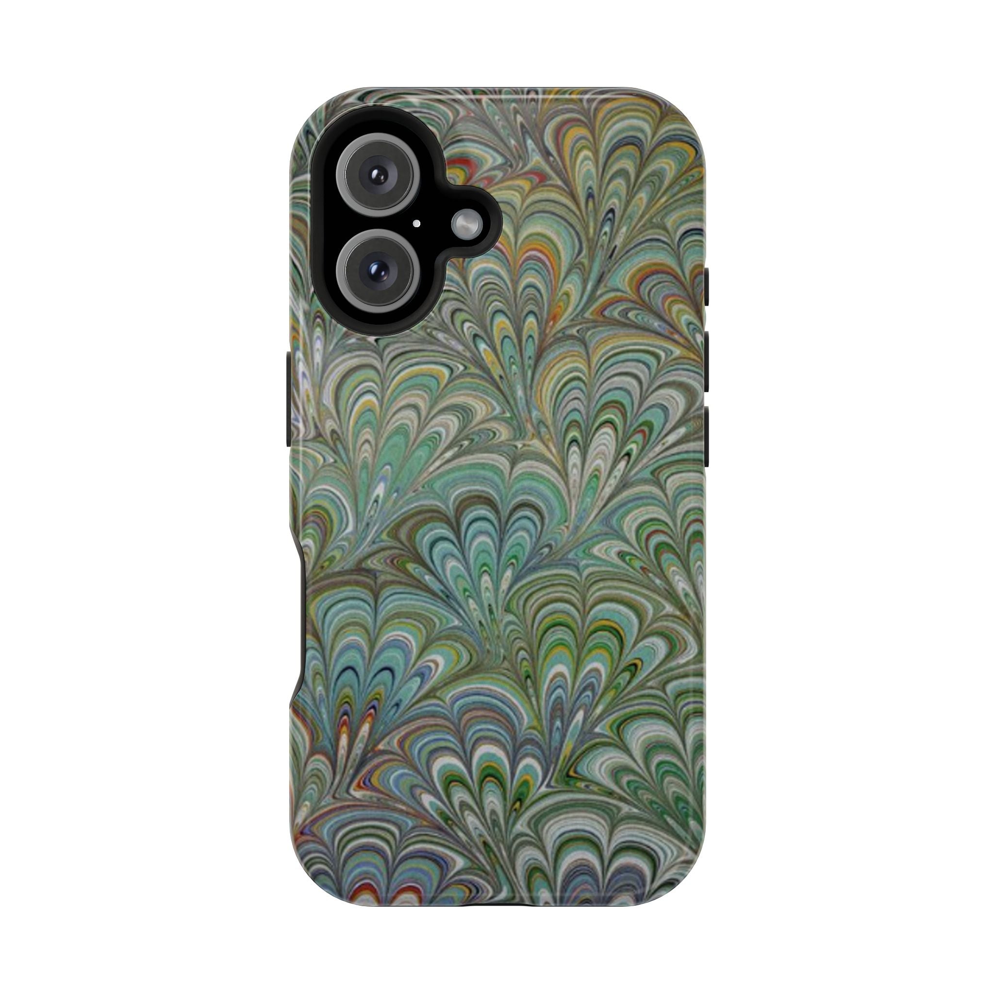 Italian Peacock Green Highly Durable Phone Case for Apple + Samsung