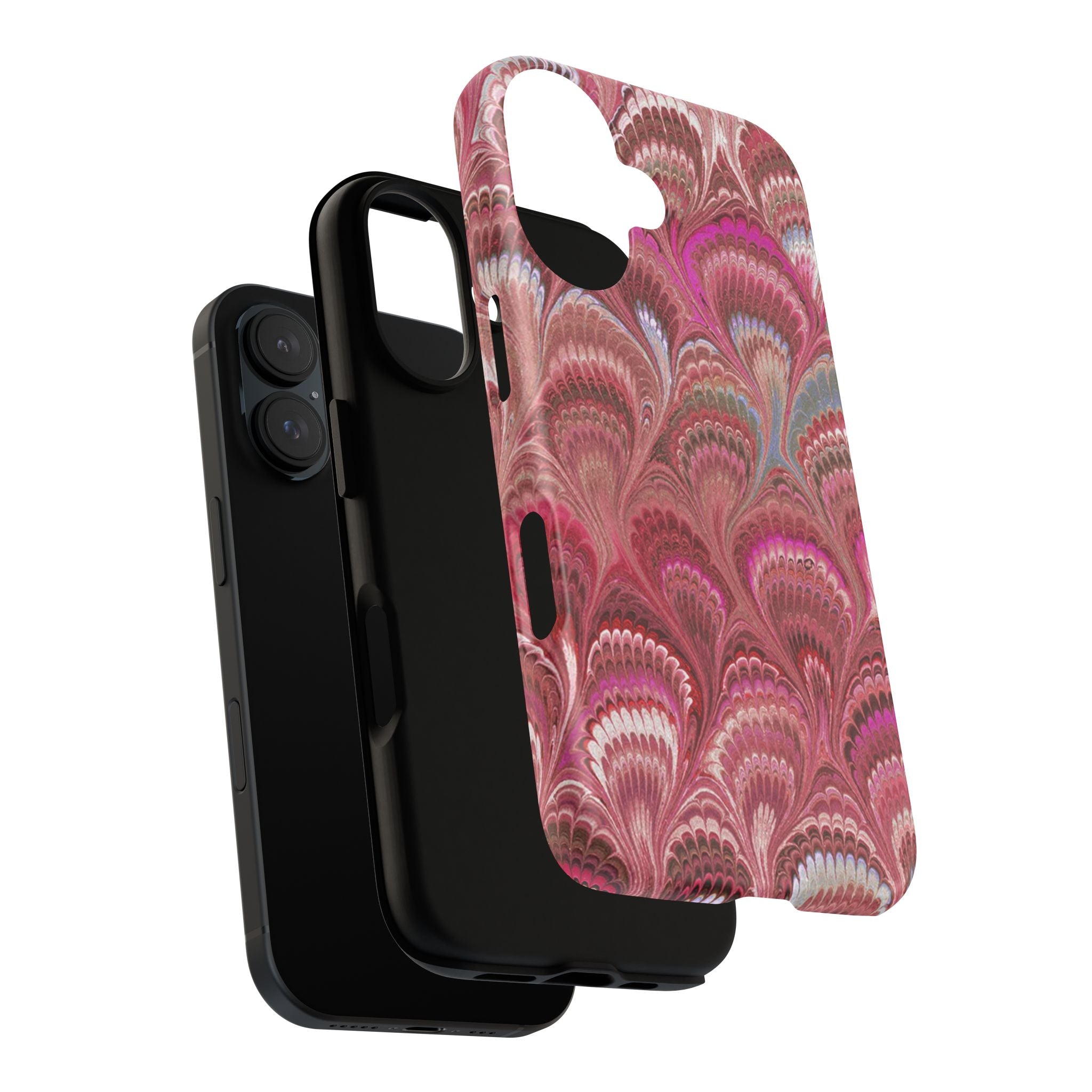Shades of Pink Marbled Phone Case — Tough Protective Phone Cover