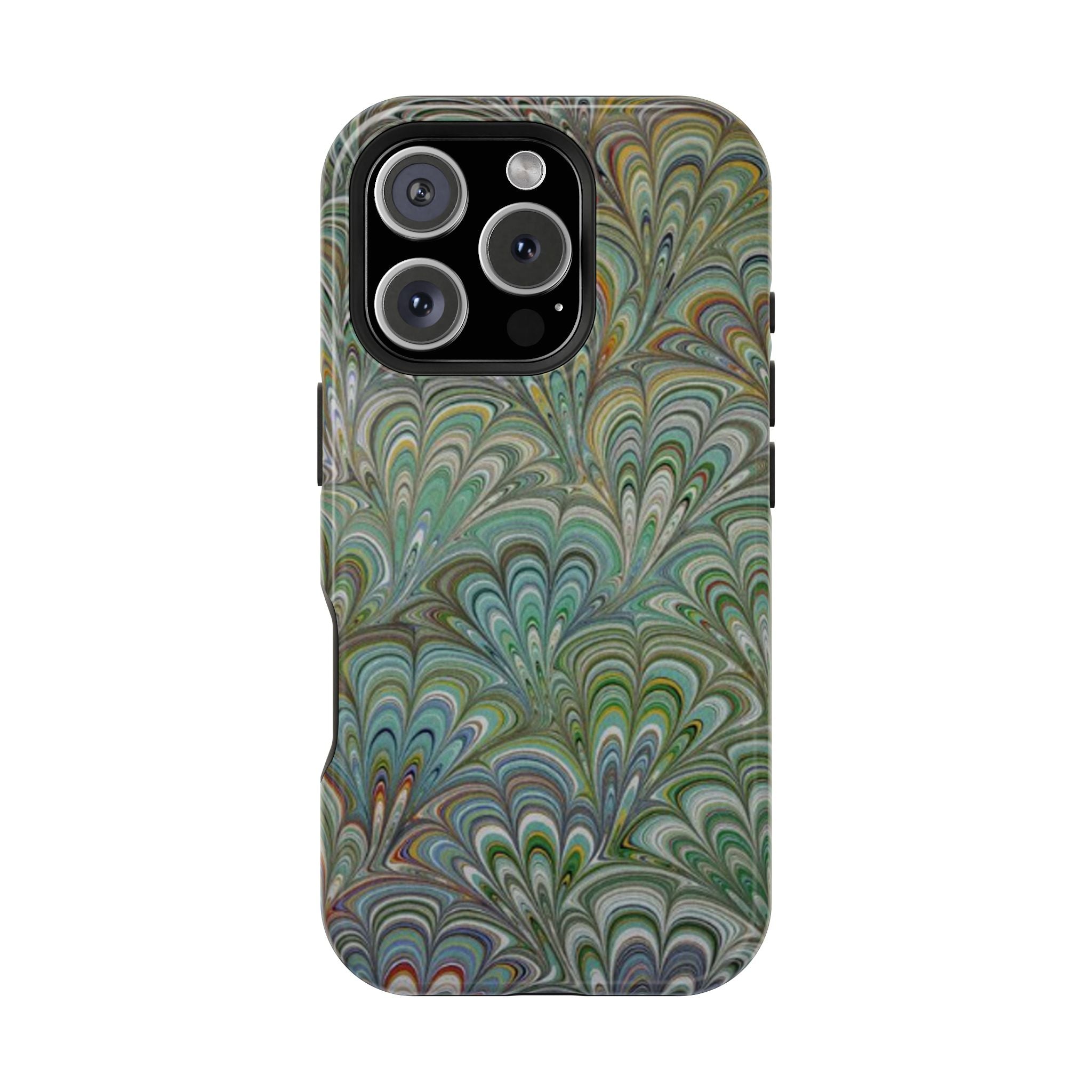 Italian Peacock Green Highly Durable Phone Case for Apple + Samsung