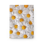Daisy Spring Floral Design Hardcover Journal Matte
