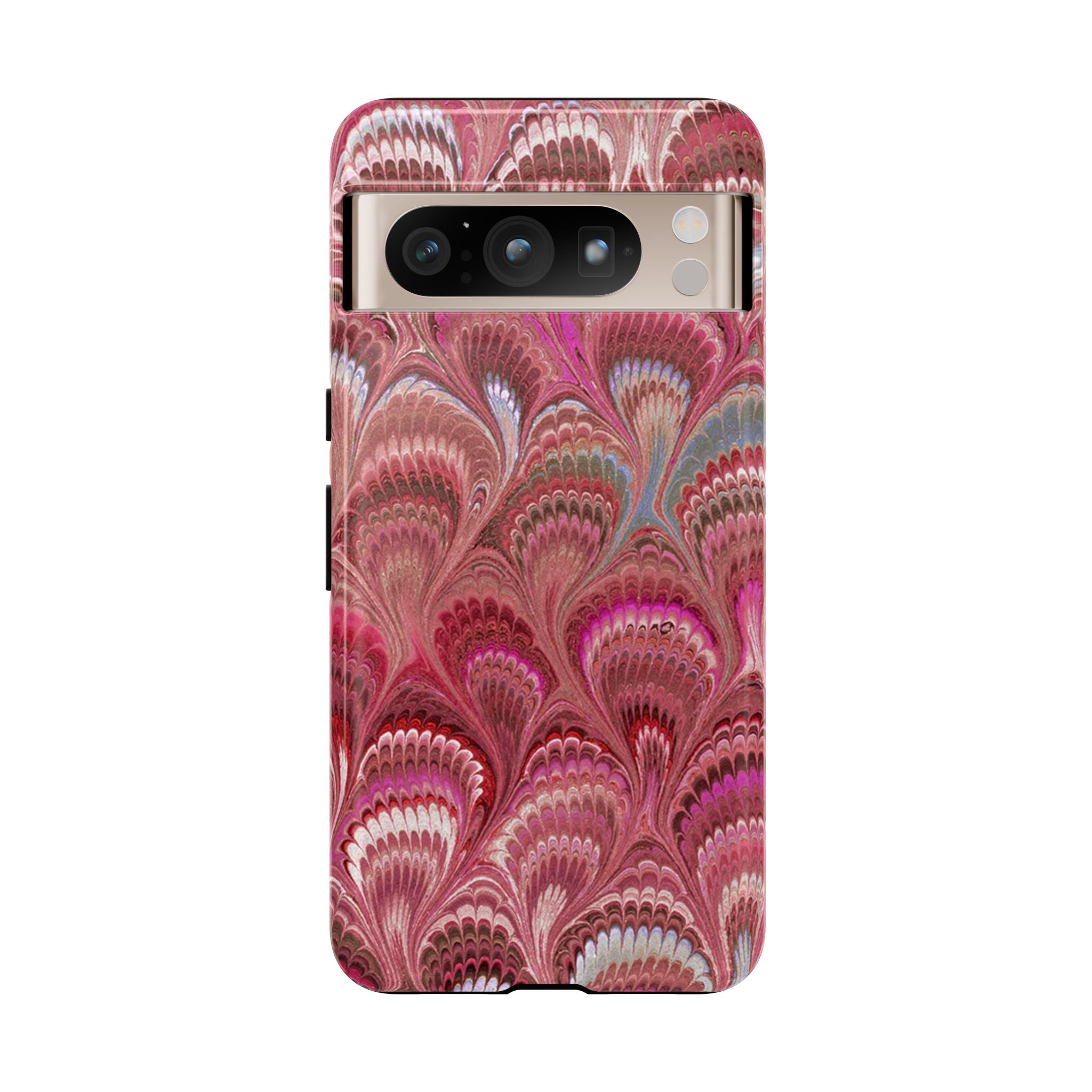 Shades of Pink Marbled Phone Case — Tough Protective Phone Cover