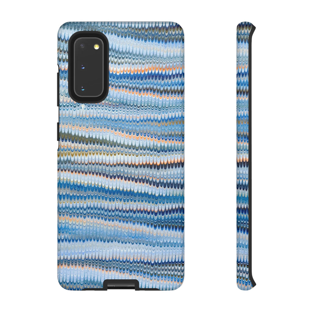 Blue Marbled Vintage Marbled Design - Tough Cases