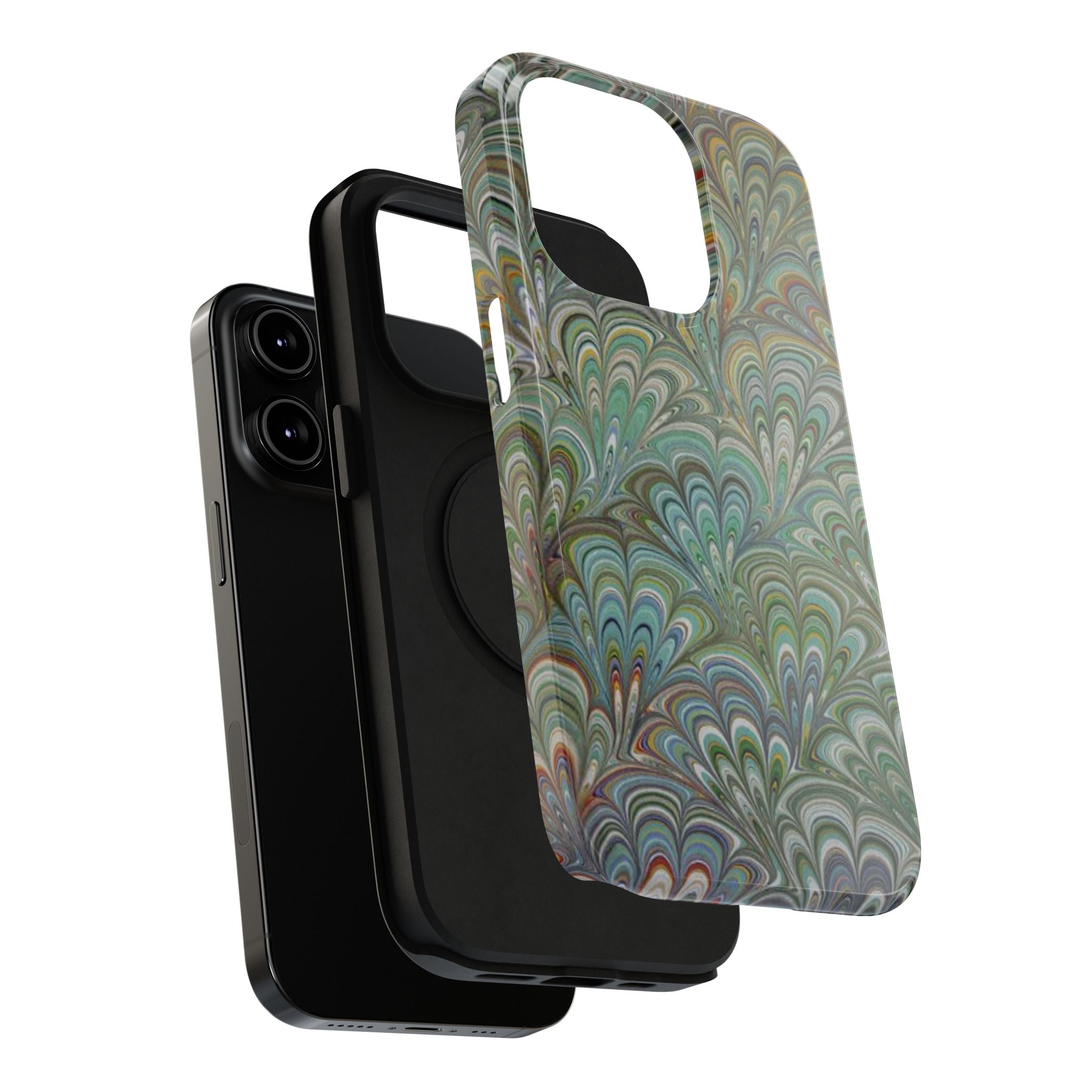 Italian Peacock Green Highly Durable Phone Case for Apple + Samsung