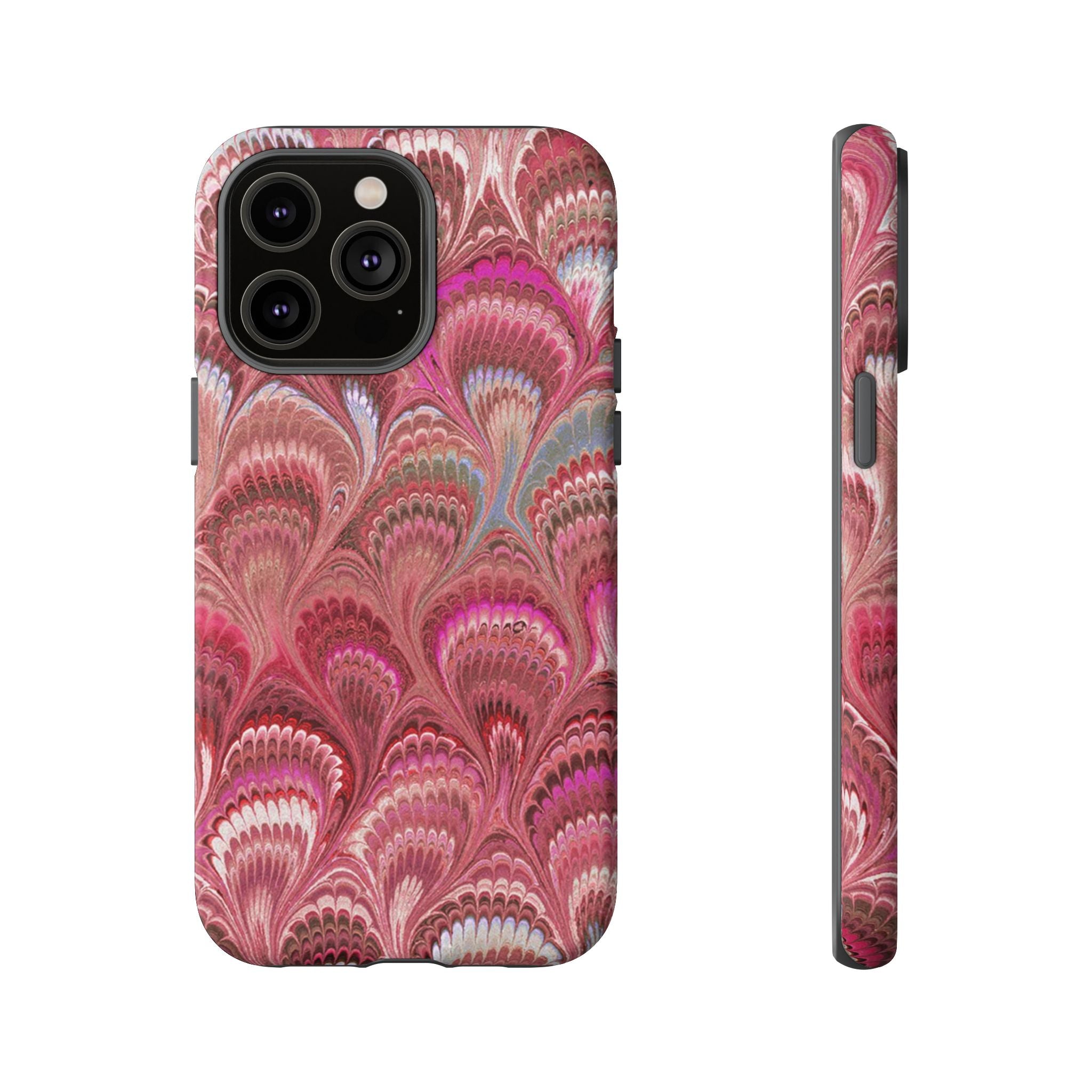 Shades of Pink Marbled Phone Case — Tough Protective Phone Cover