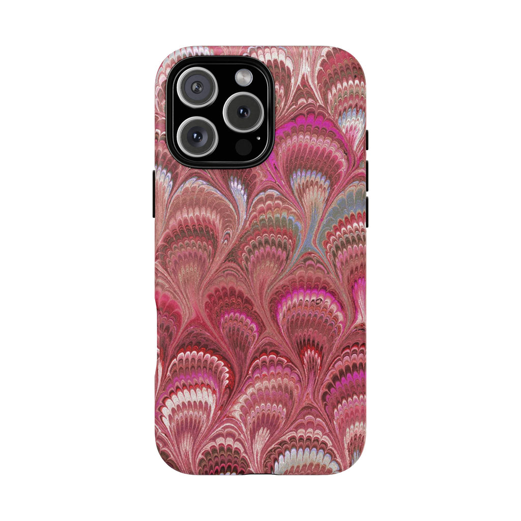 Shades of Pink Marbled Phone Case — Tough Protective Phone Cover
