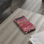 Shades of Pink Marbled Phone Case — Tough Protective Phone Cover