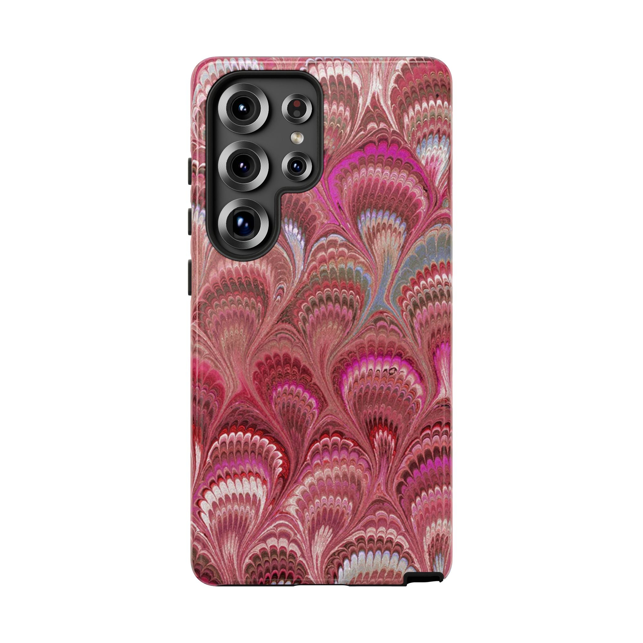 Shades of Pink Marbled Phone Case — Tough Protective Phone Cover