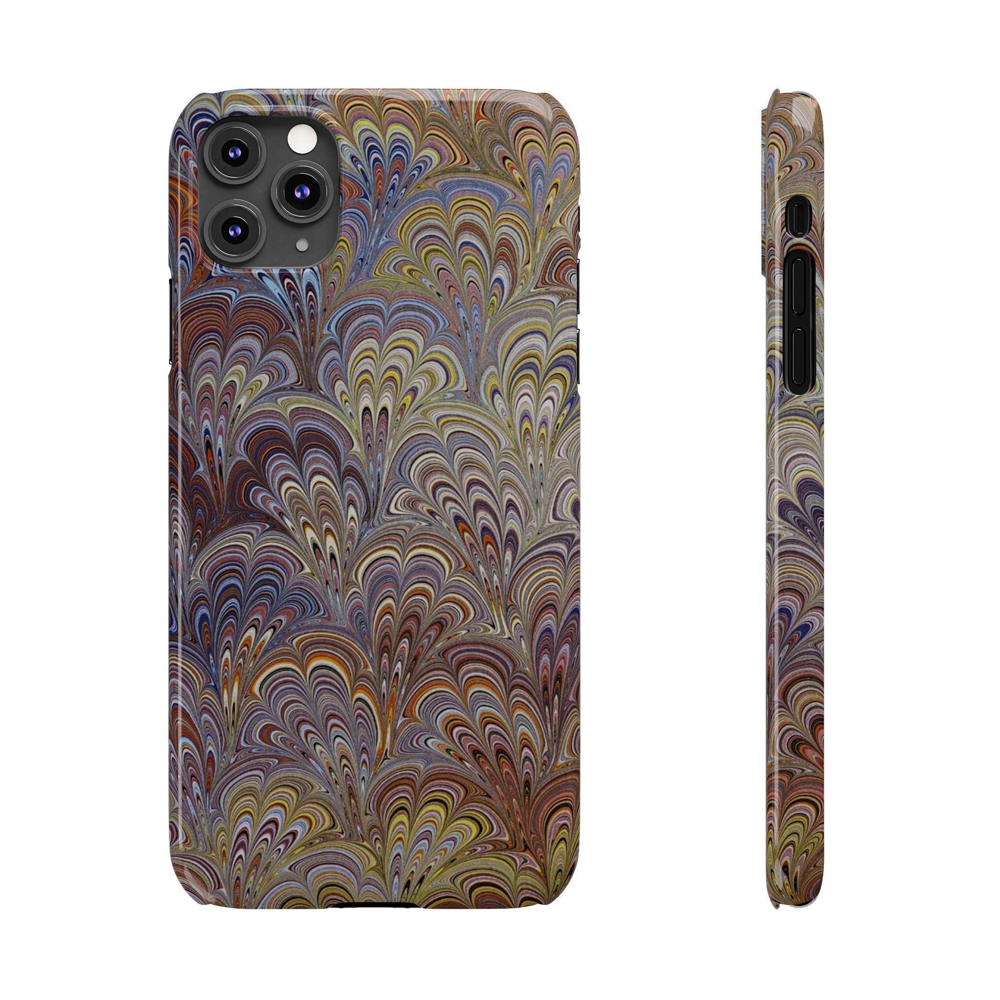 Italian Marbled Design, Multi-Colored Pallet, Slim Phone Cases, Case-Mate
