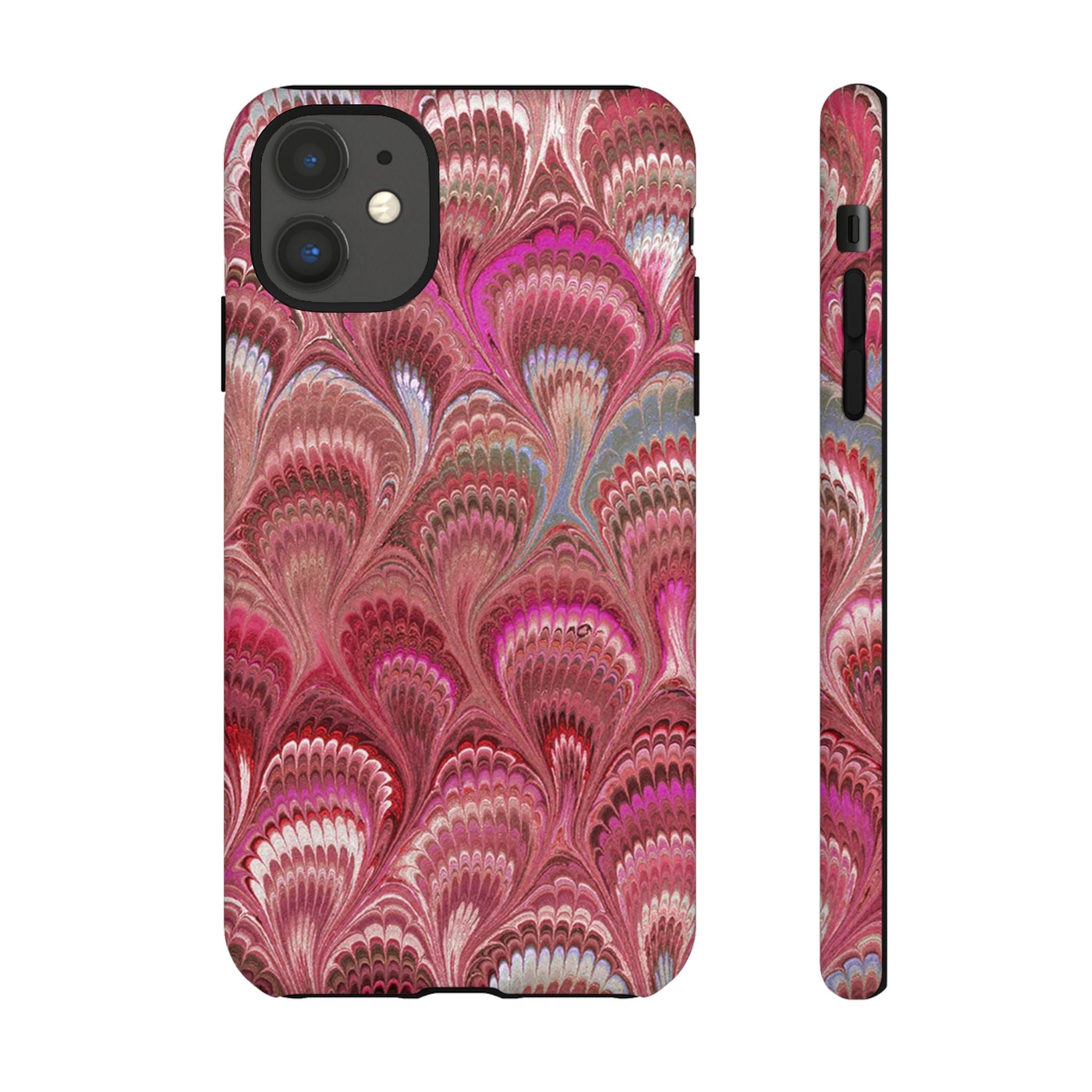 Shades of Pink Marbled Phone Case — Tough Protective Phone Cover