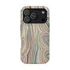 Italian Beige & Blue Marble Phone Case — Impact-Resistant Durable Case for Apple & Samsung