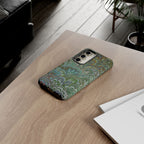 Green Peacock Marbled Phone Case — "Tough Cases" Ultra-Tough Protective Cover