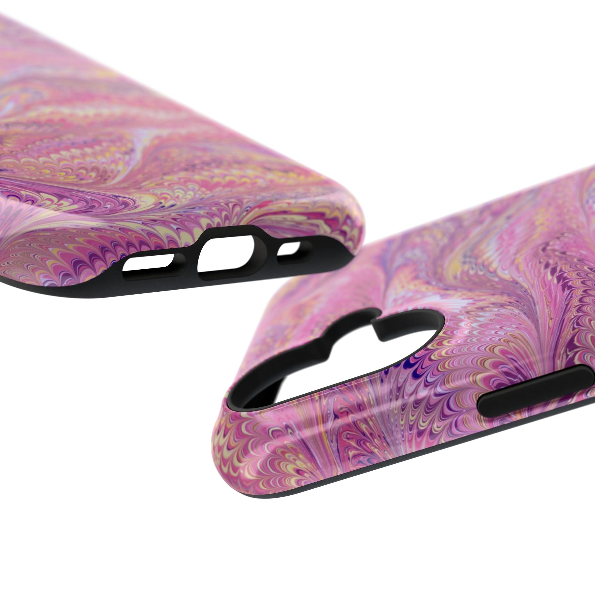 Pink Marble Phone Case - Dual Phone Case Design