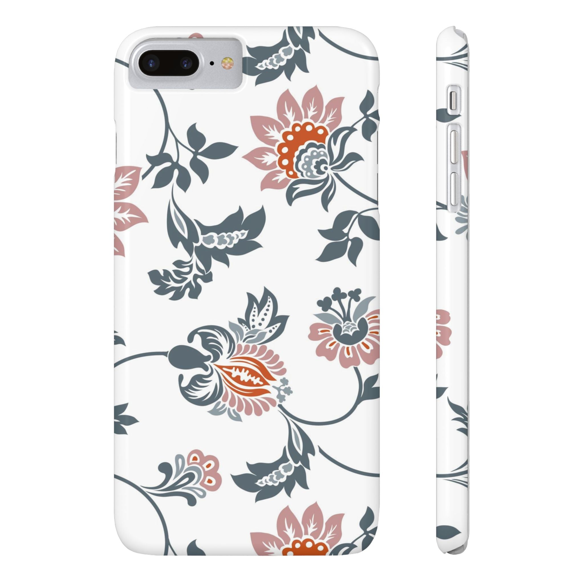 Pink and Green Floral